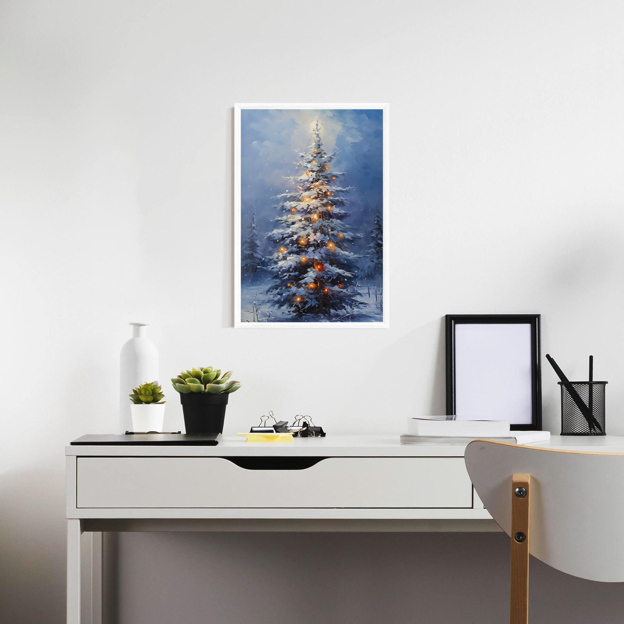 Gerahmte Poster Tall Slender Tree mockup 7