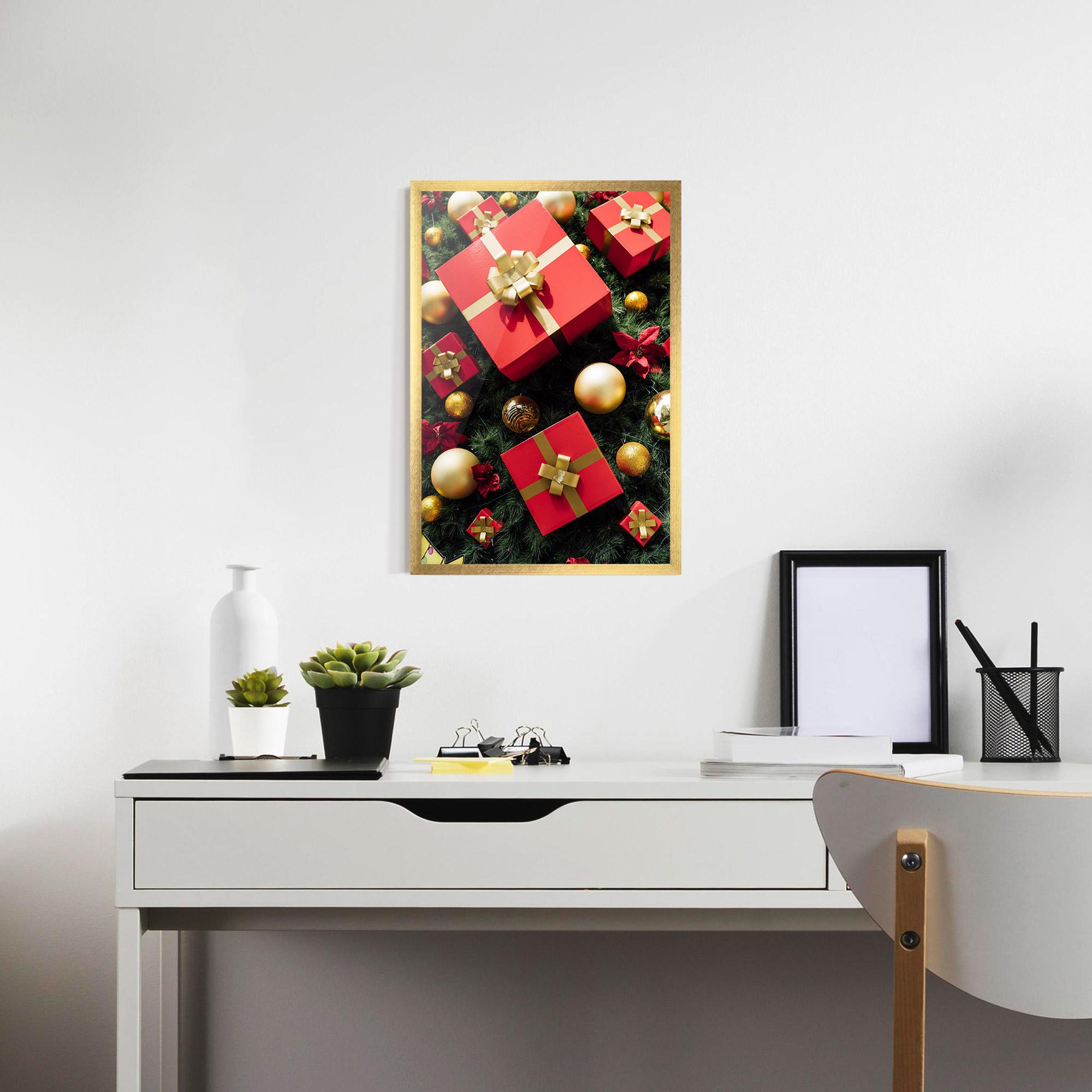 Gerahmte Poster Pretty Red Gifts mockup 7