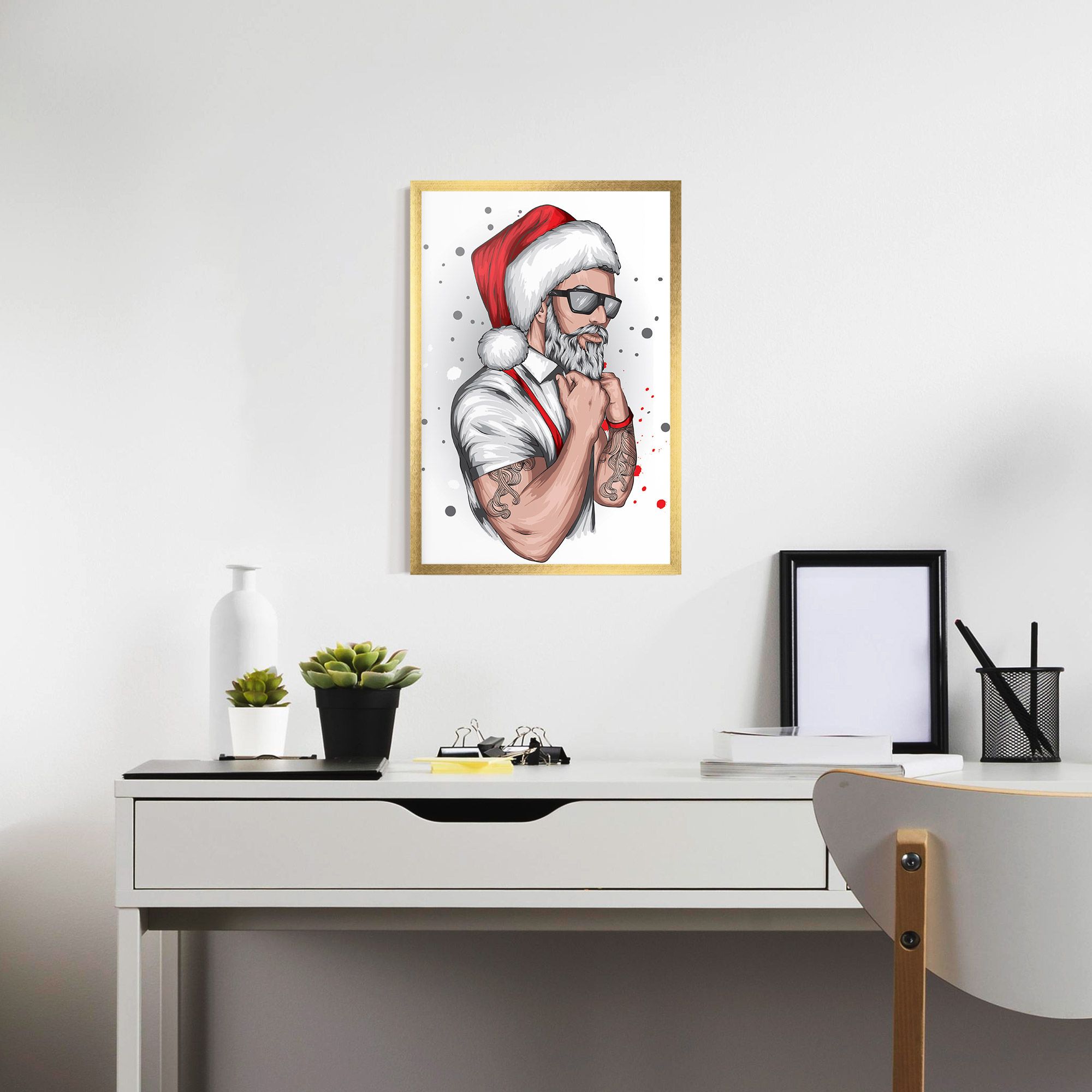 Tattoo Santa mockup 7