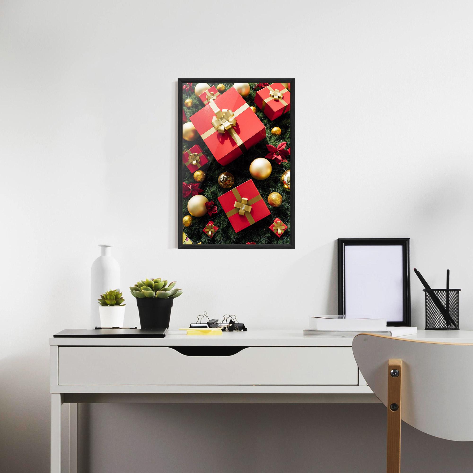 Gerahmte Poster Pretty Red Gifts mockup 7