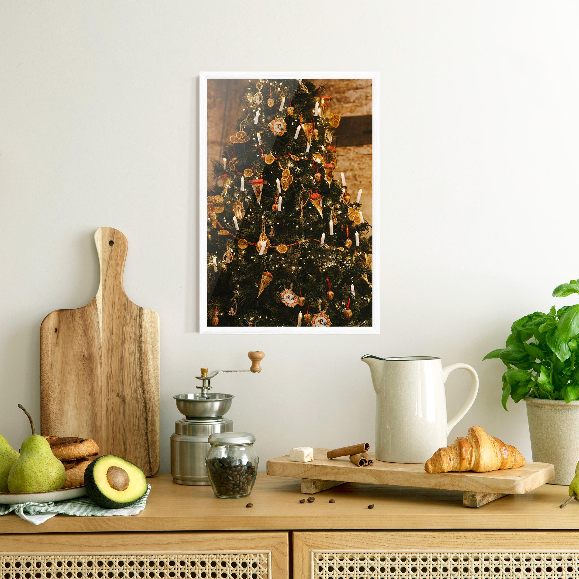 Gerahmte Poster Orange Christmas Decor mockup 8