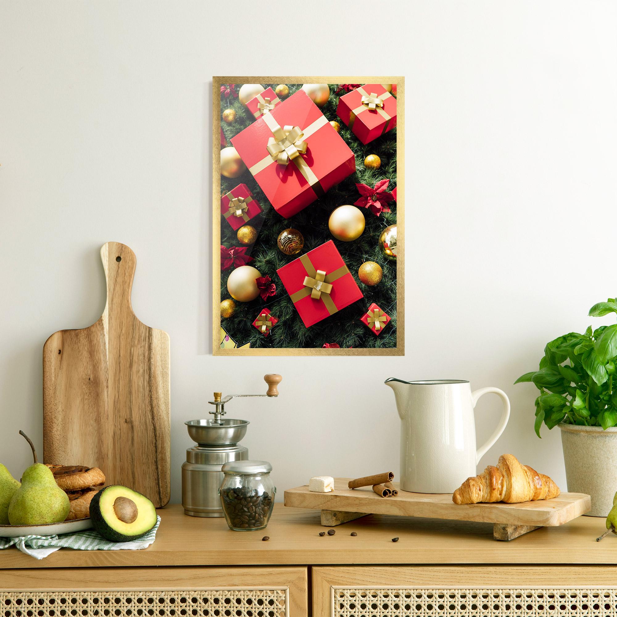 Gerahmte Poster Pretty Red Gifts mockup 8