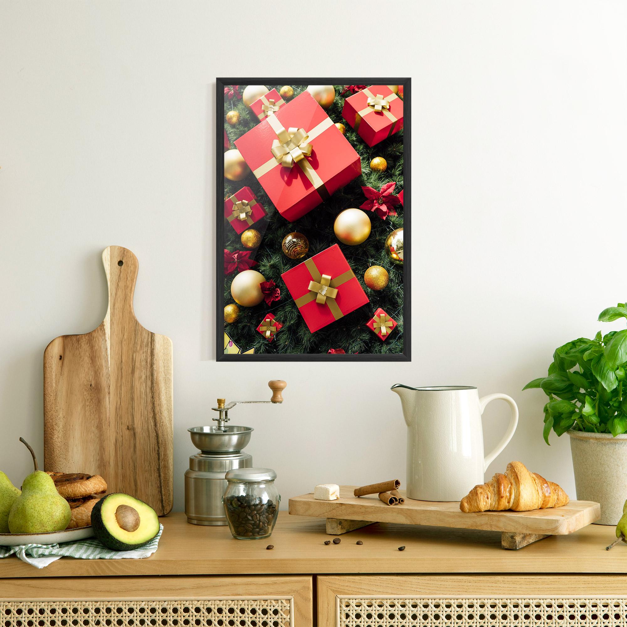 Gerahmte Poster Pretty Red Gifts mockup 8