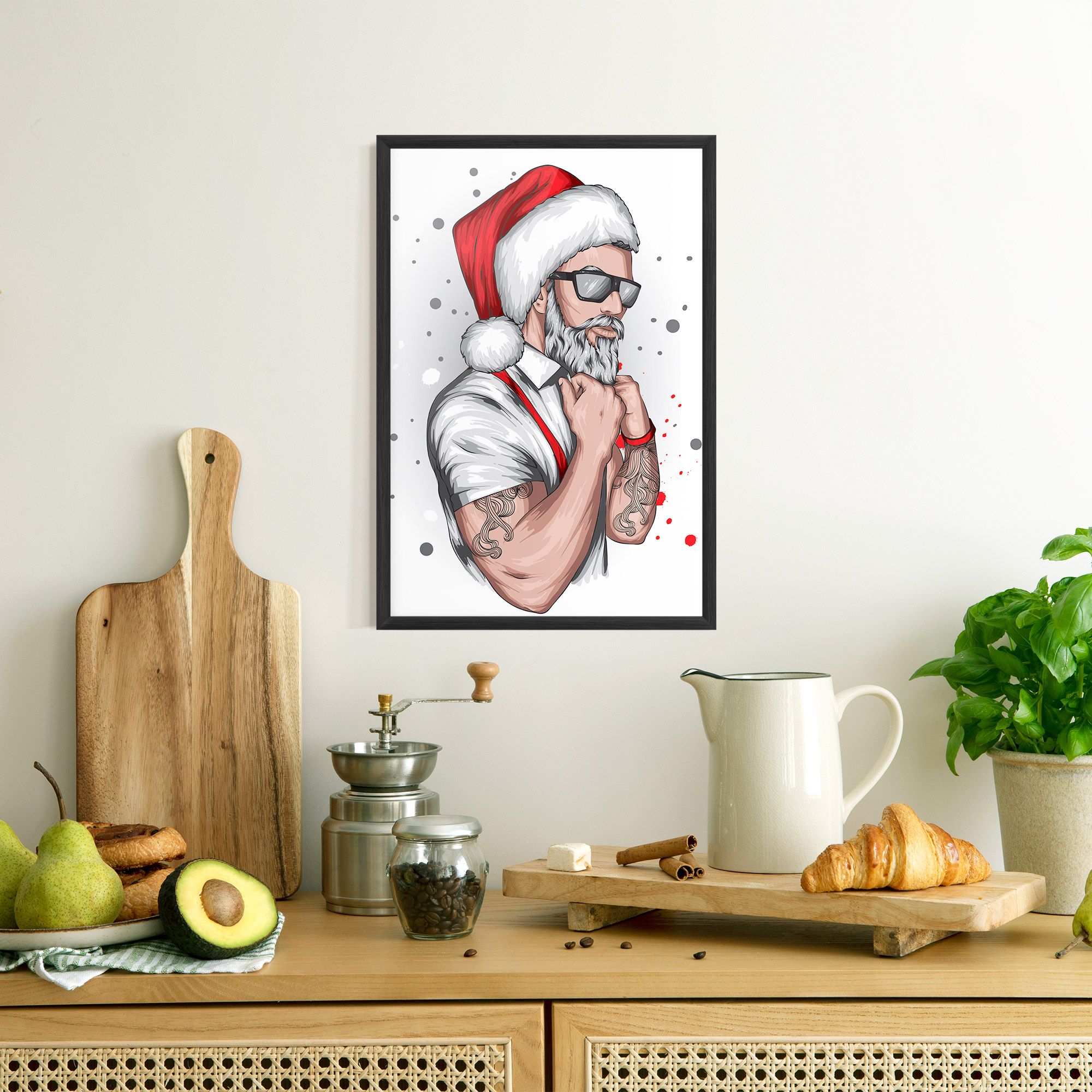 Tattoo Santa mockup 8