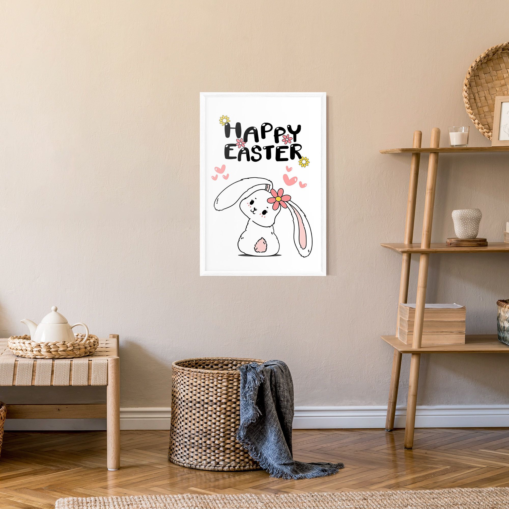 Cute Spring Bunny mockup 9