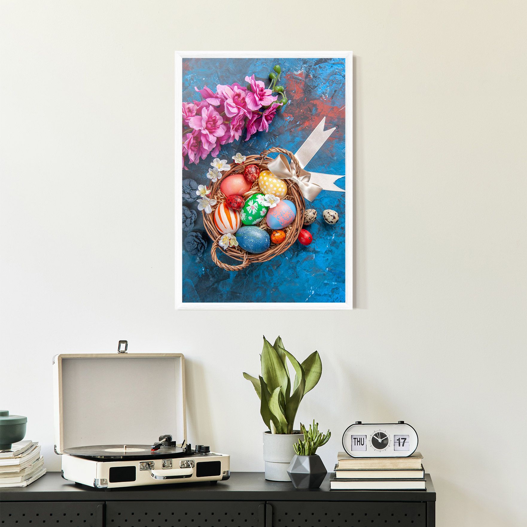 Colored Easter Eggs mockup 2