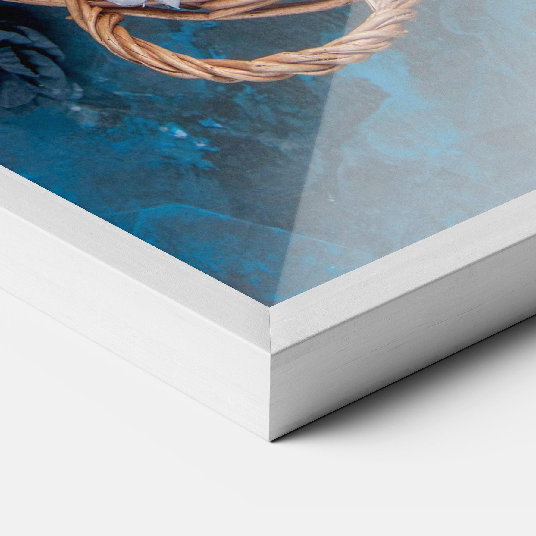 Gerahmte Poster Colored Easter Eggs mockup 3