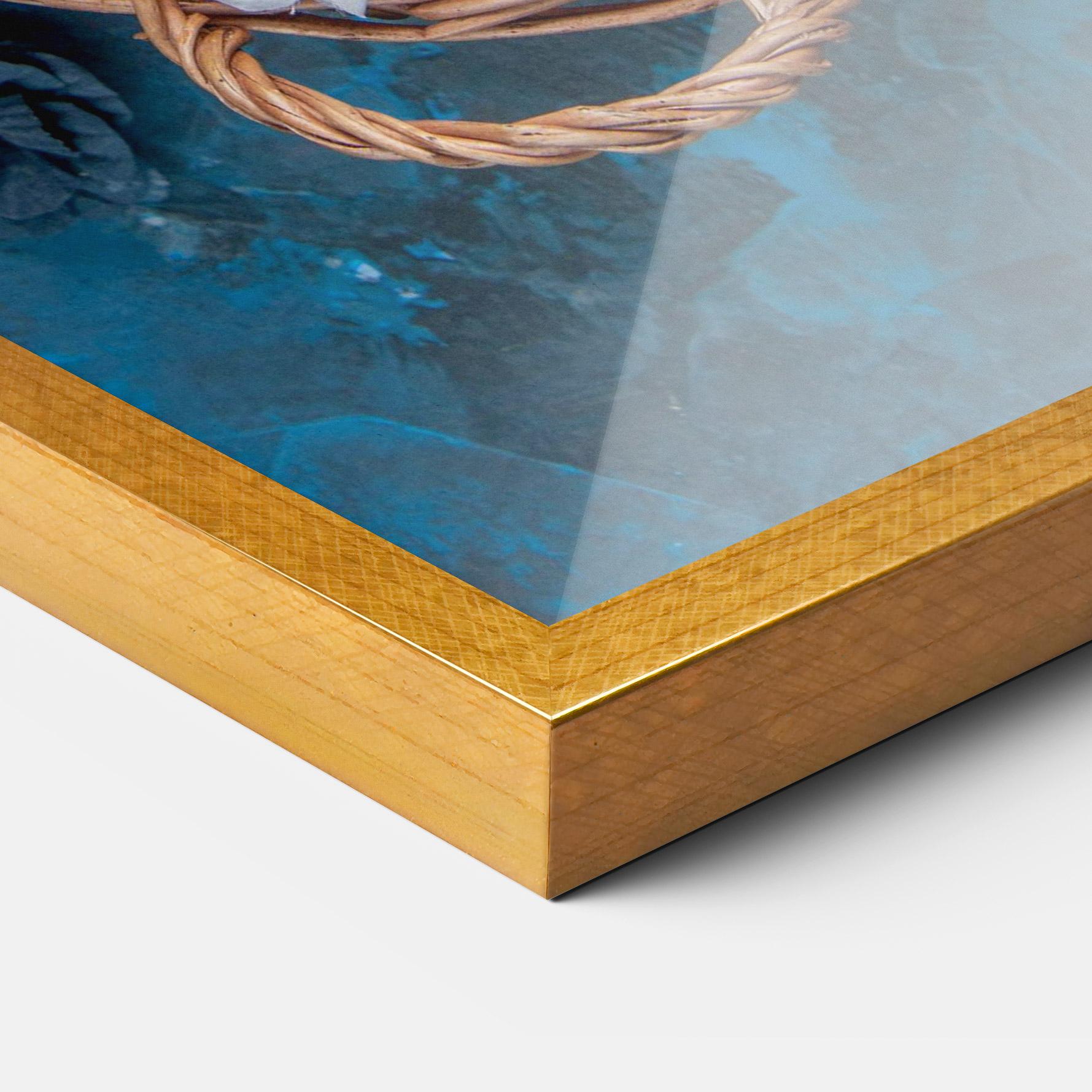 Gerahmte Poster Colored Easter Eggs mockup 3