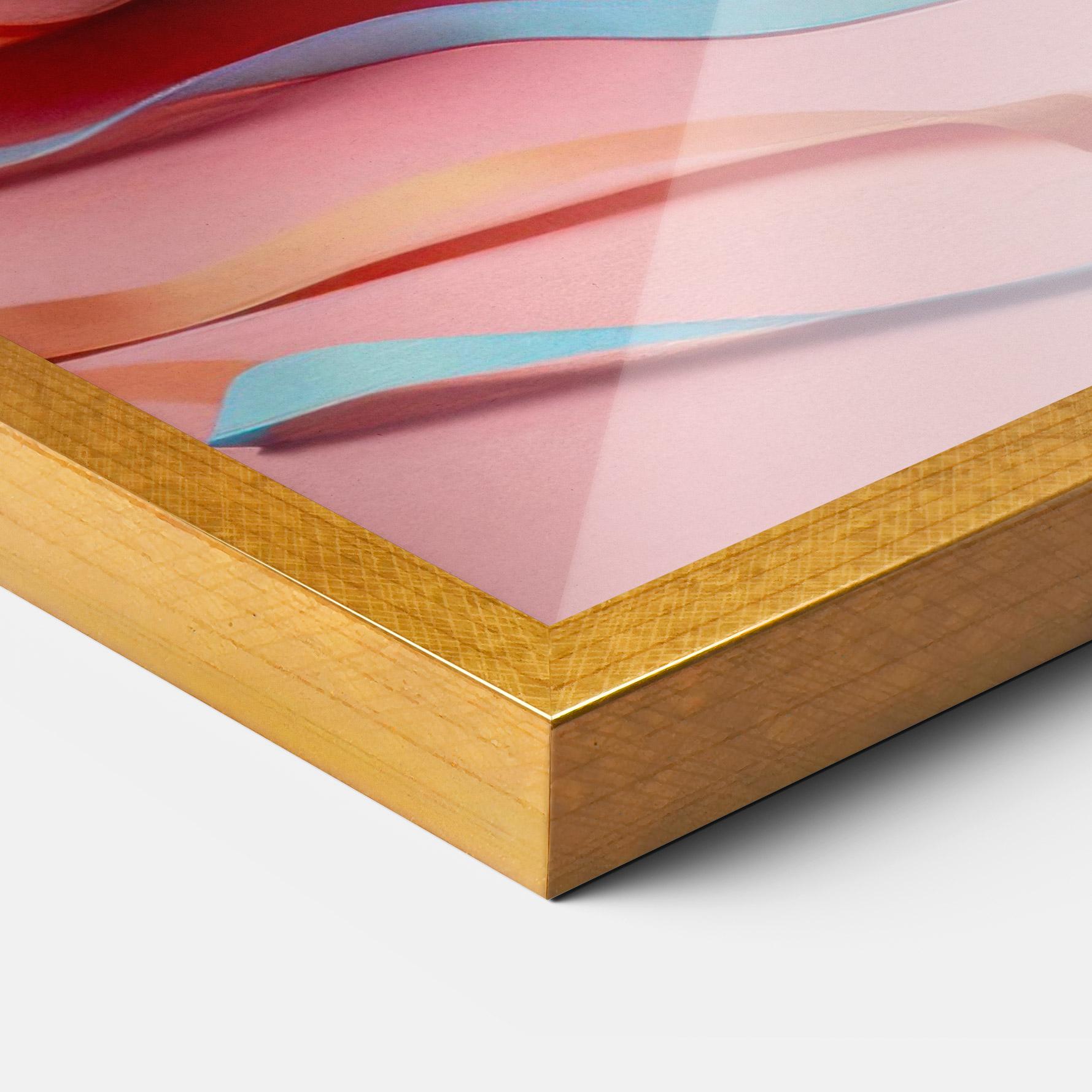 Gerahmte Poster Easter Eggs Ribbons mockup 3