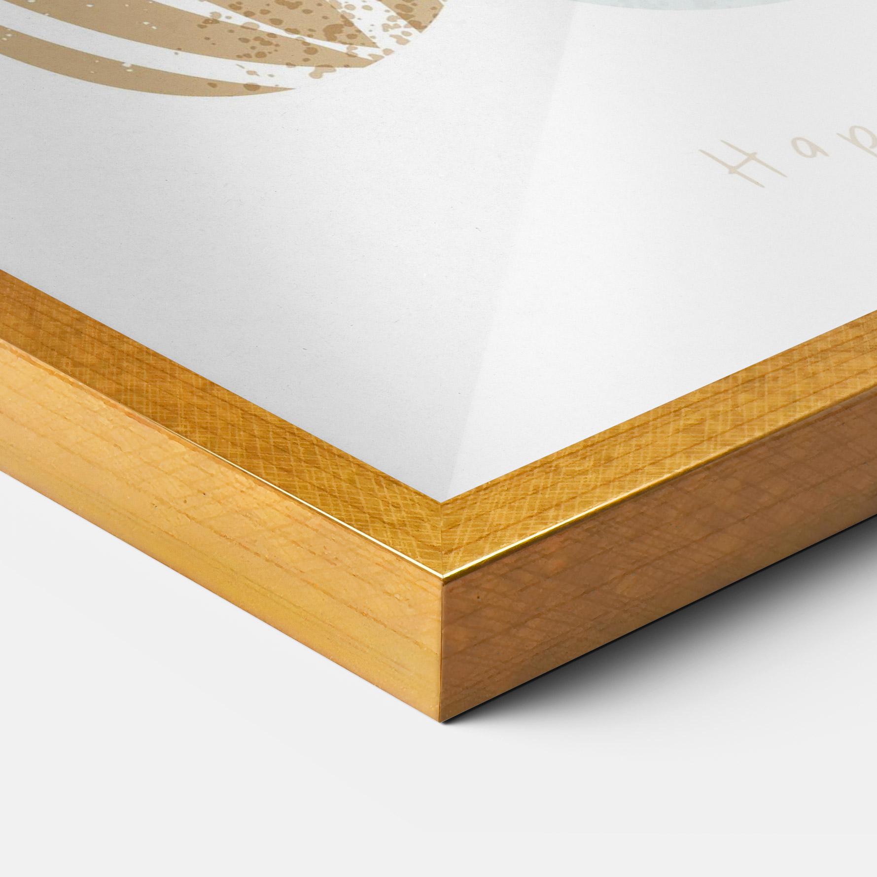 Gerahmte Poster Happy Easter mockup 3