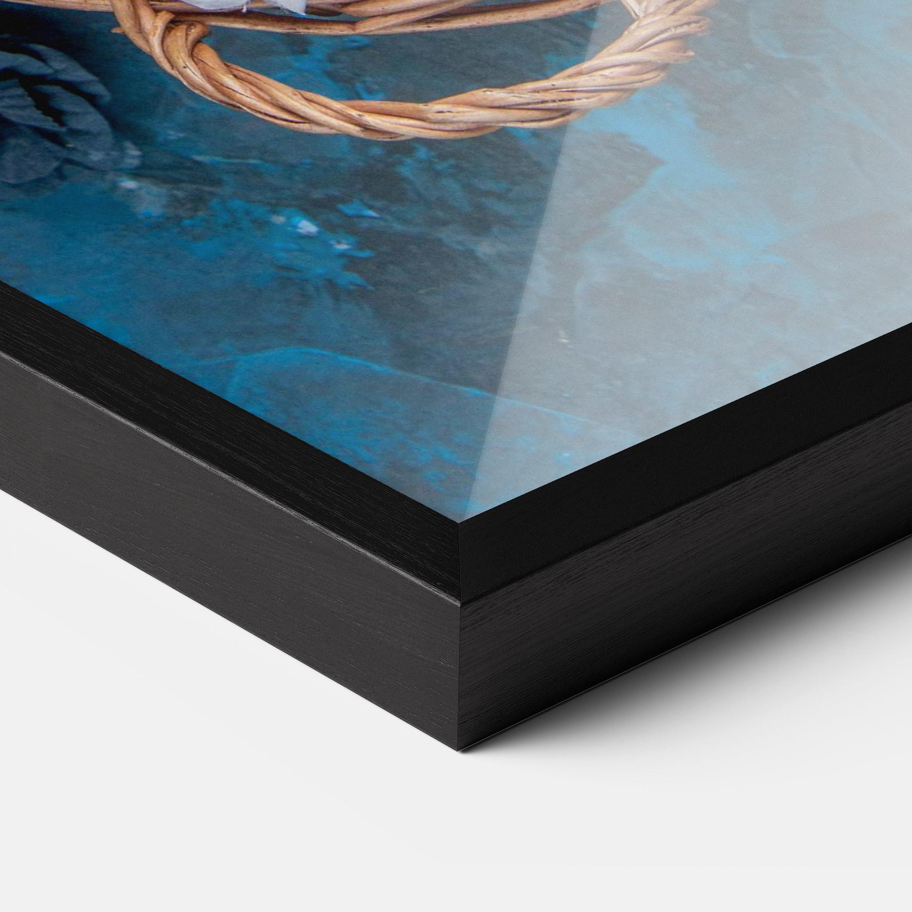 Gerahmte Poster Colored Easter Eggs mockup 3