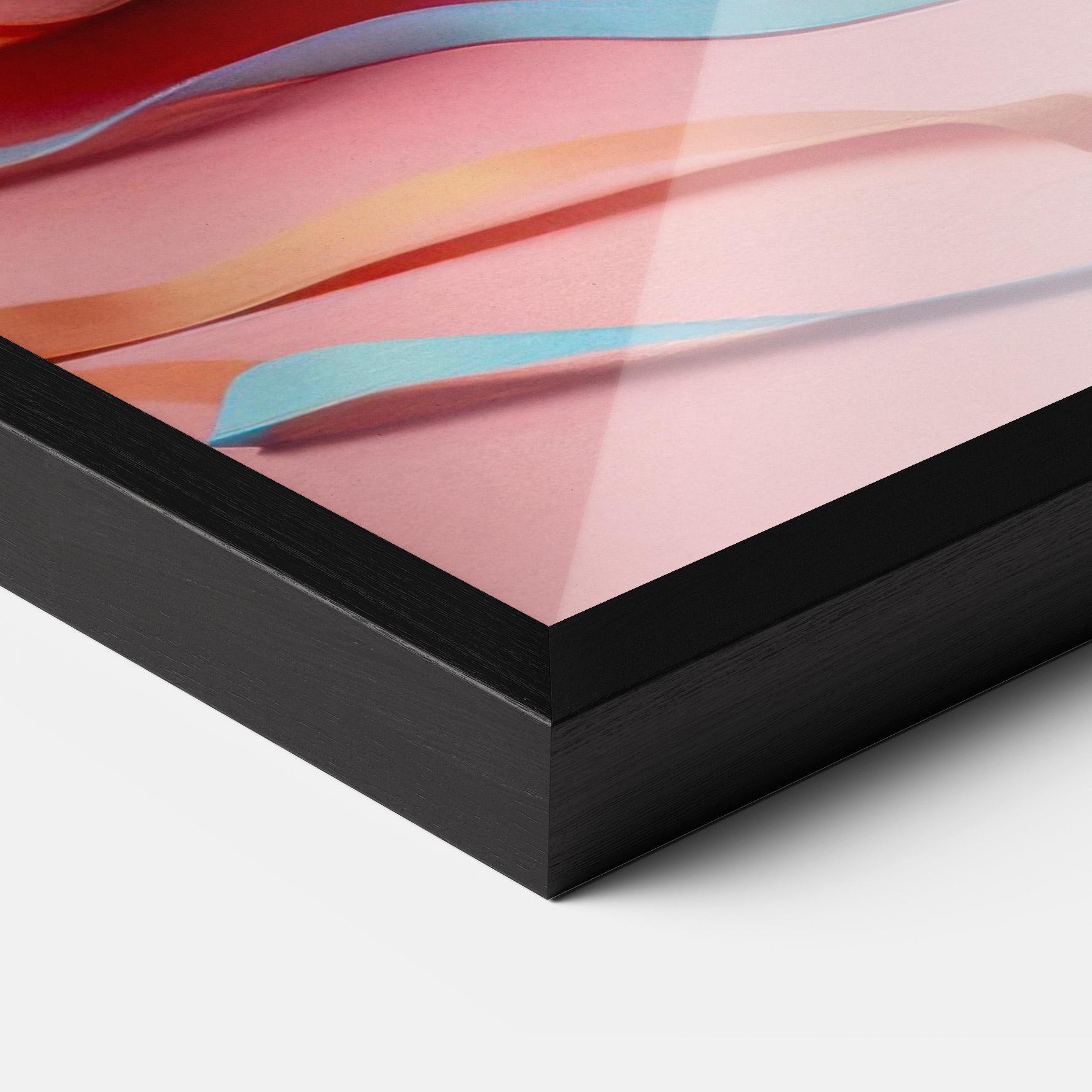 Gerahmte Poster Easter Eggs Ribbons mockup 3