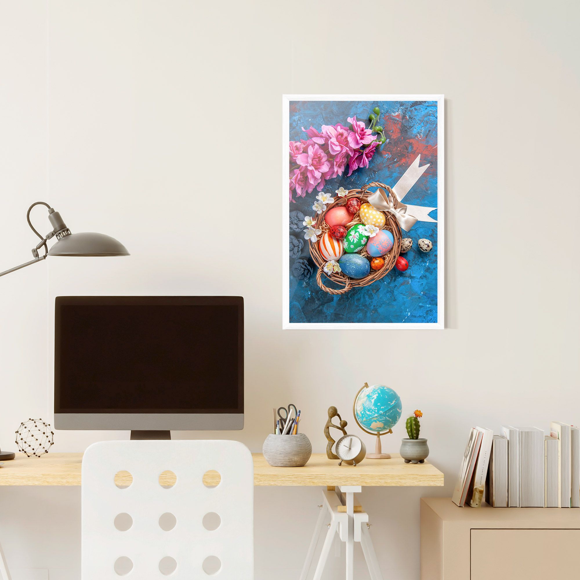 Colored Easter Eggs mockup 6