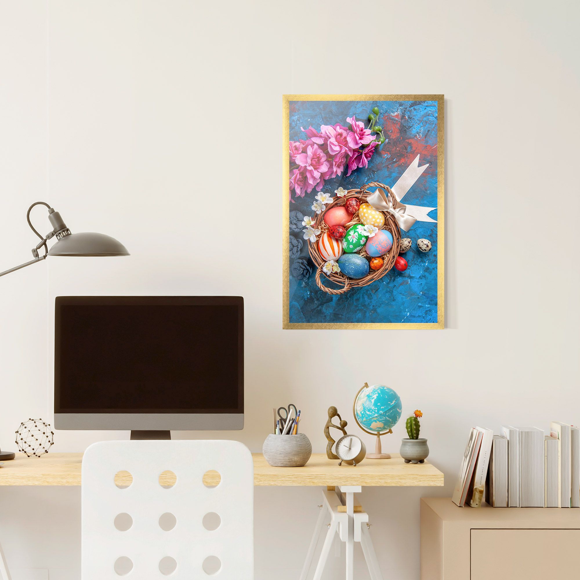 Colored Easter Eggs mockup 6