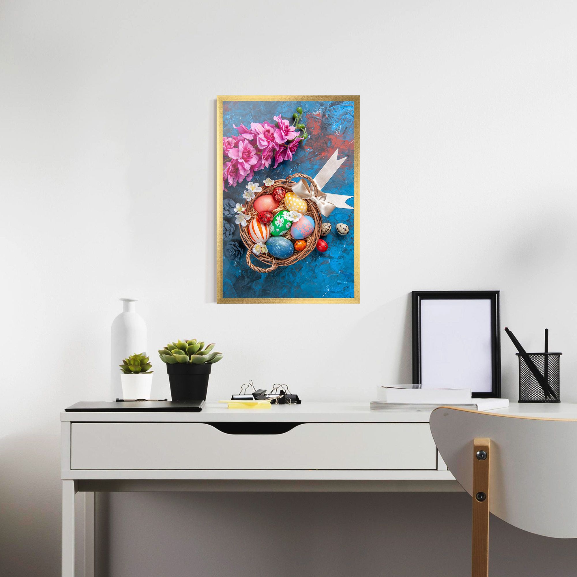 Colored Easter Eggs mockup 7