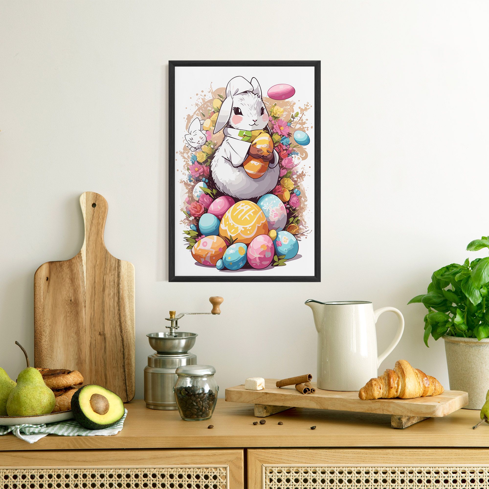 White Easter Bunny mockup 8