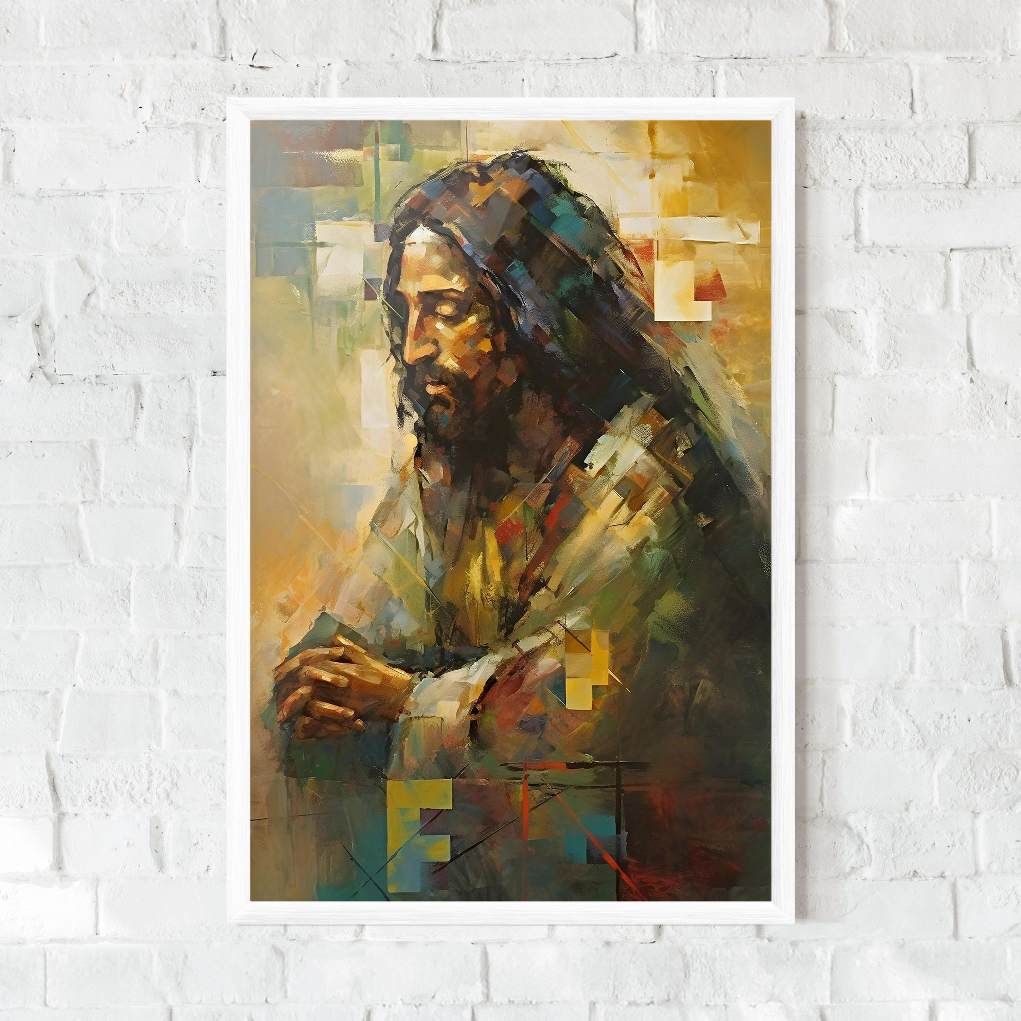 Christ Painting Art mockup 0