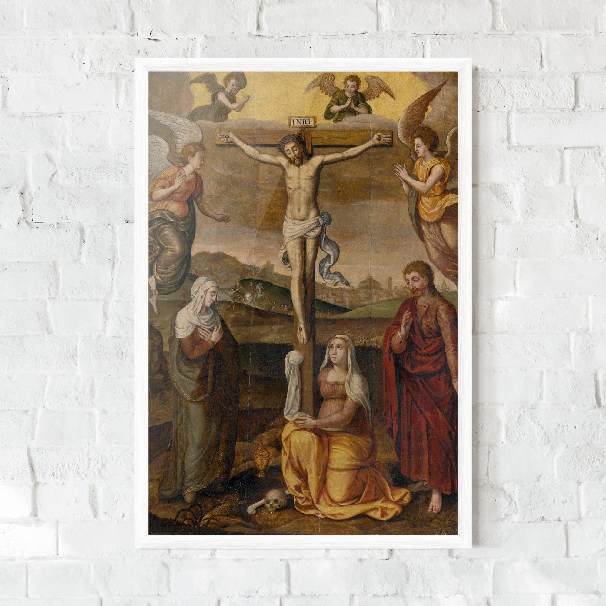 Holding Cross Jesus mockup 0