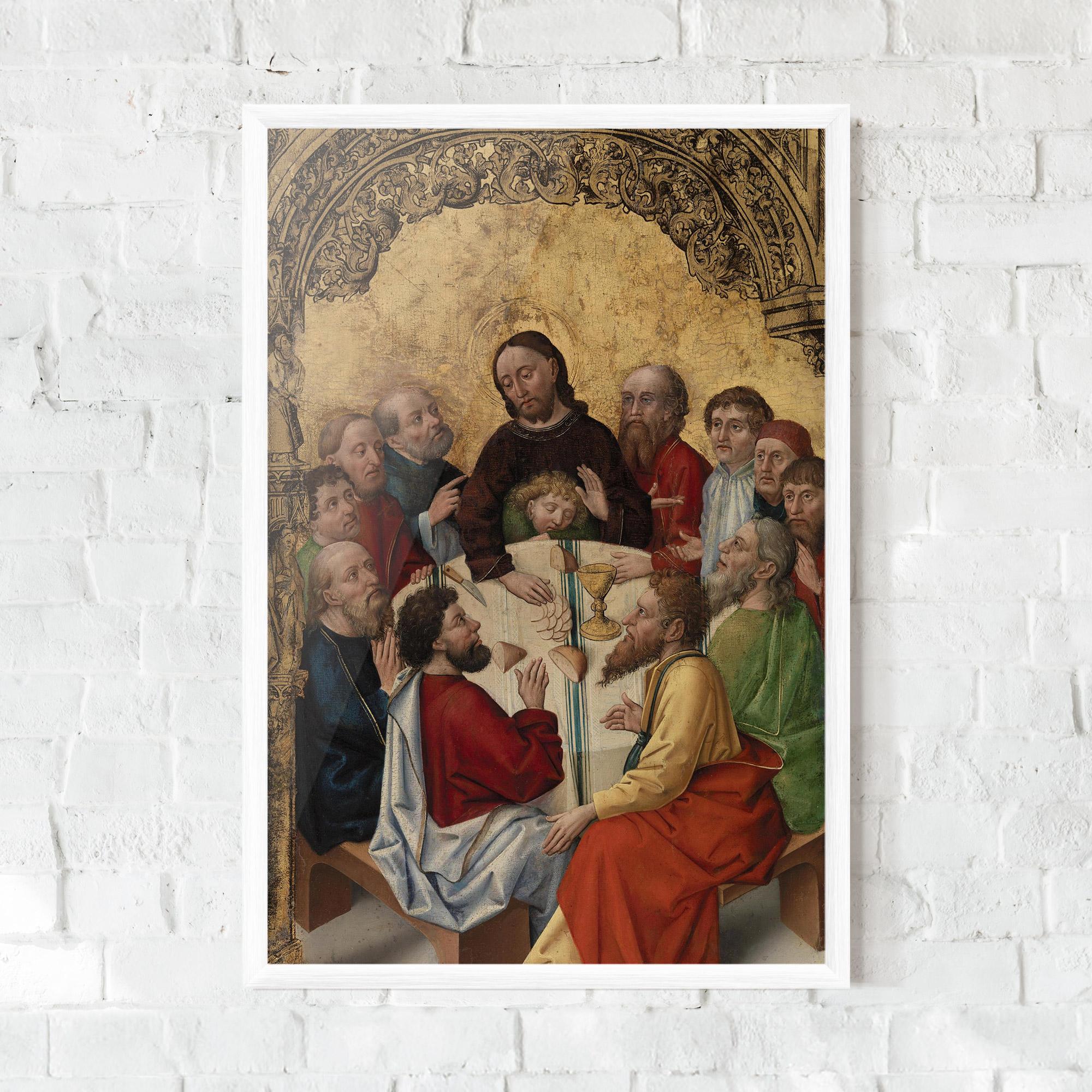 Gerahmte Poster Old Religious Art mockup 0