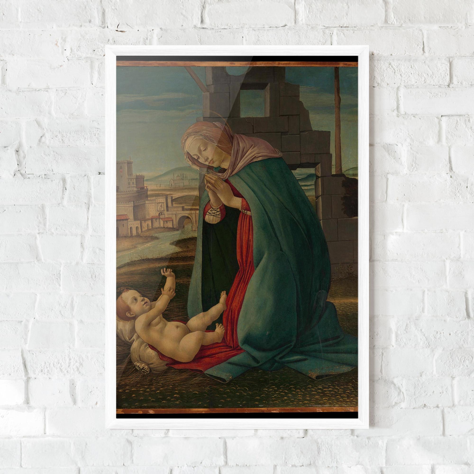 Gerahmte Poster Praying For Baby mockup 0