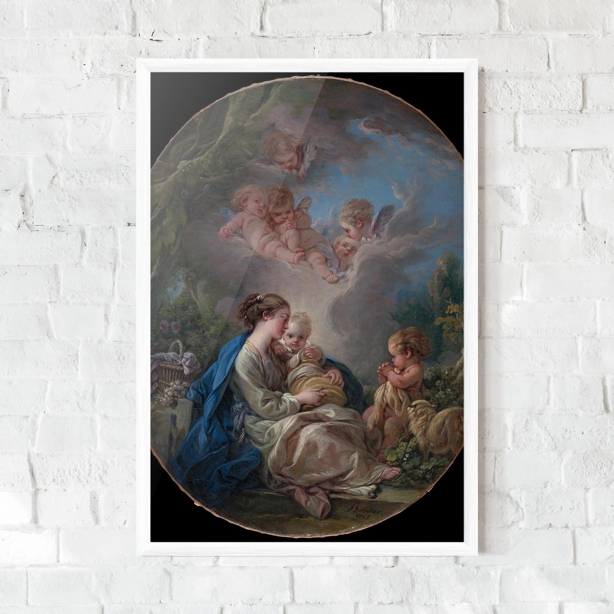 Gerahmte Poster Religious Circle mockup 0