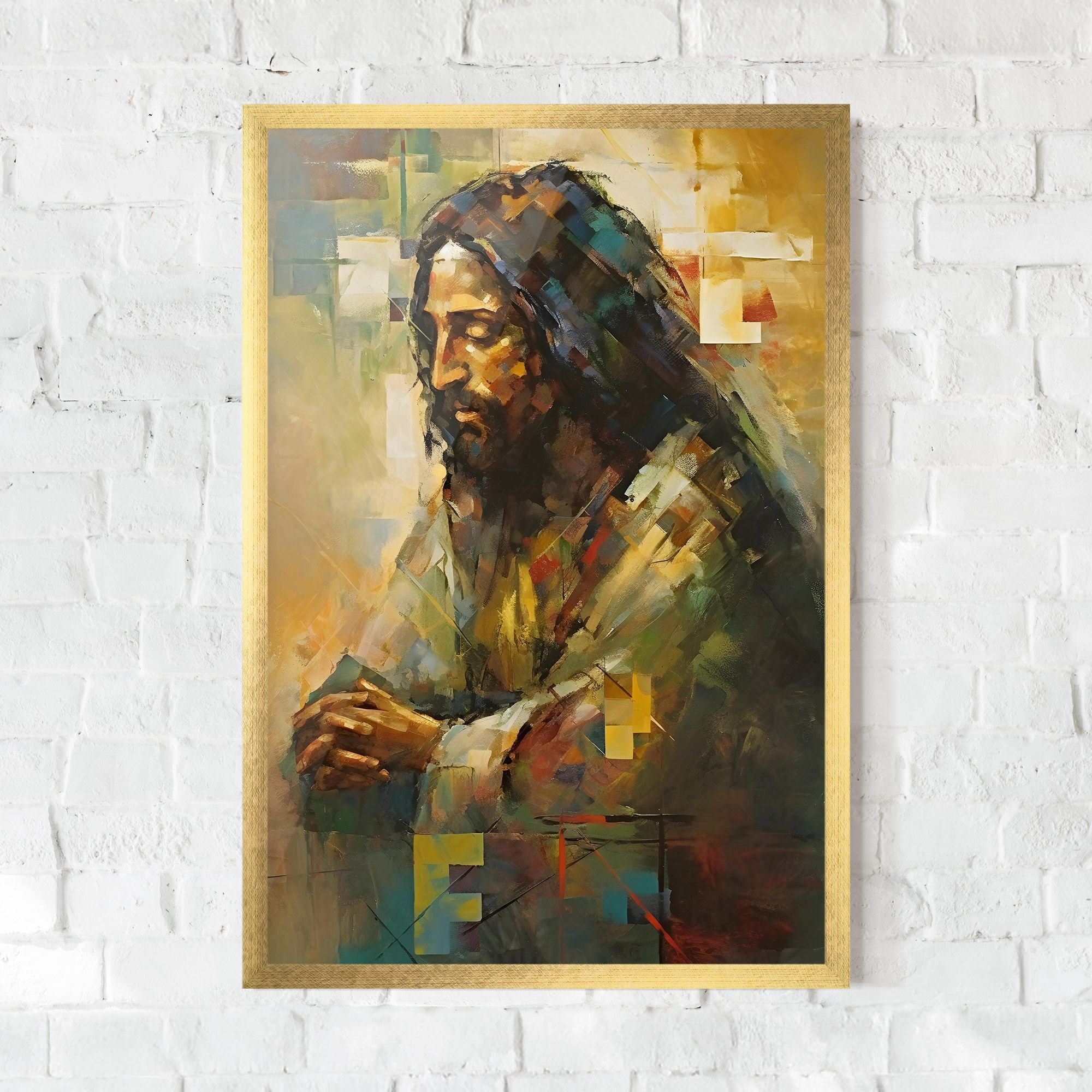 Christ Painting Art mockup 0
