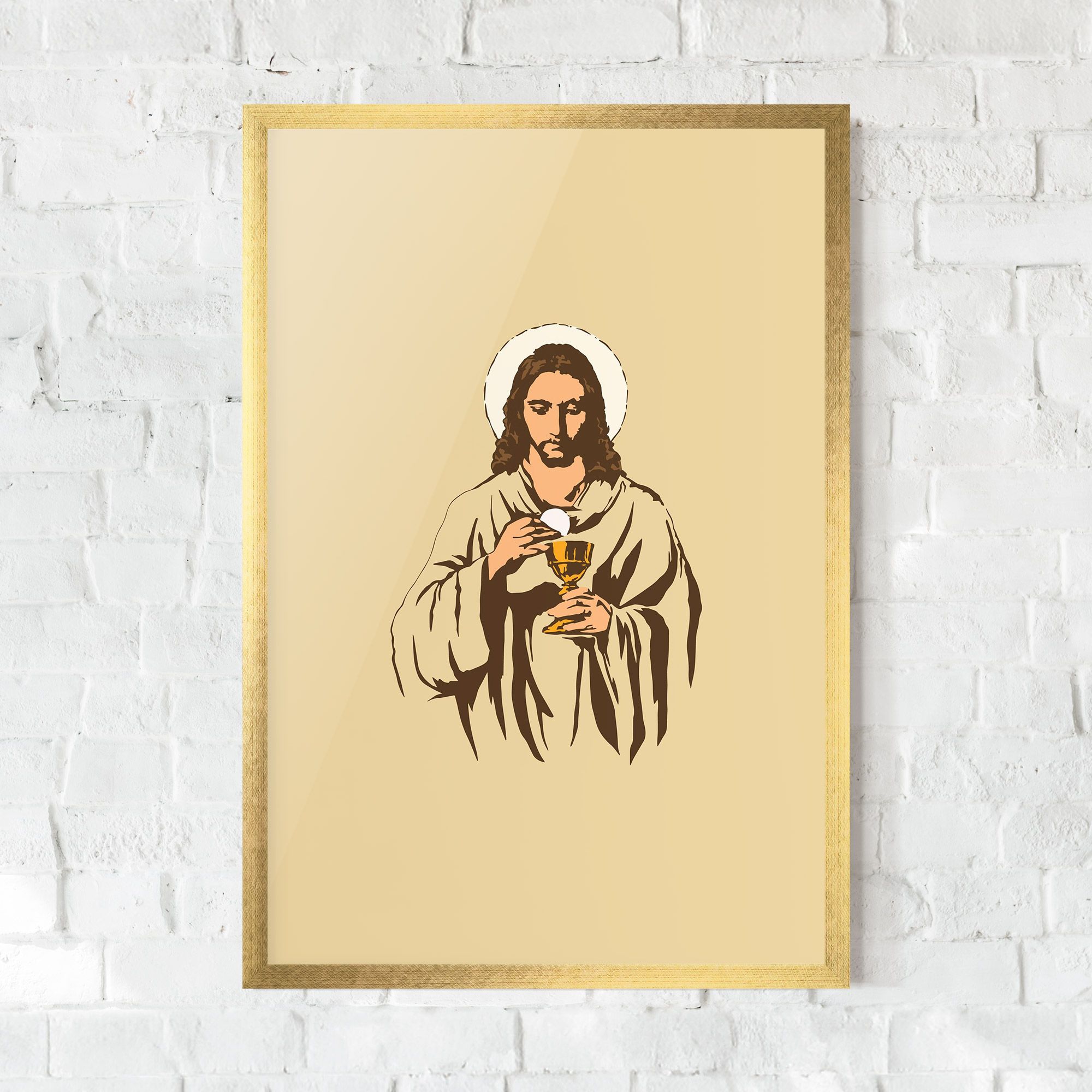 Cream Jesus mockup 0