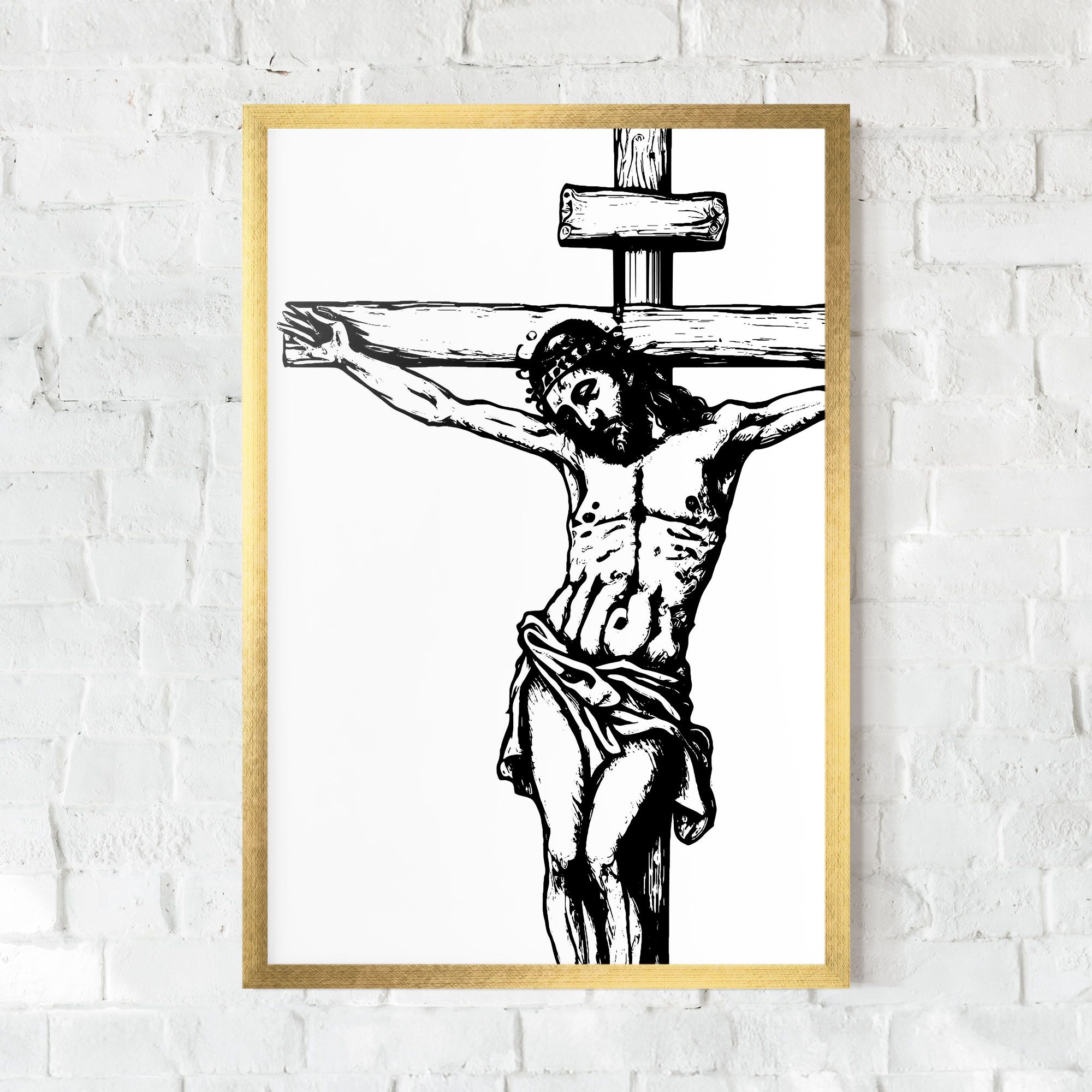 Jesus Black Line mockup 0