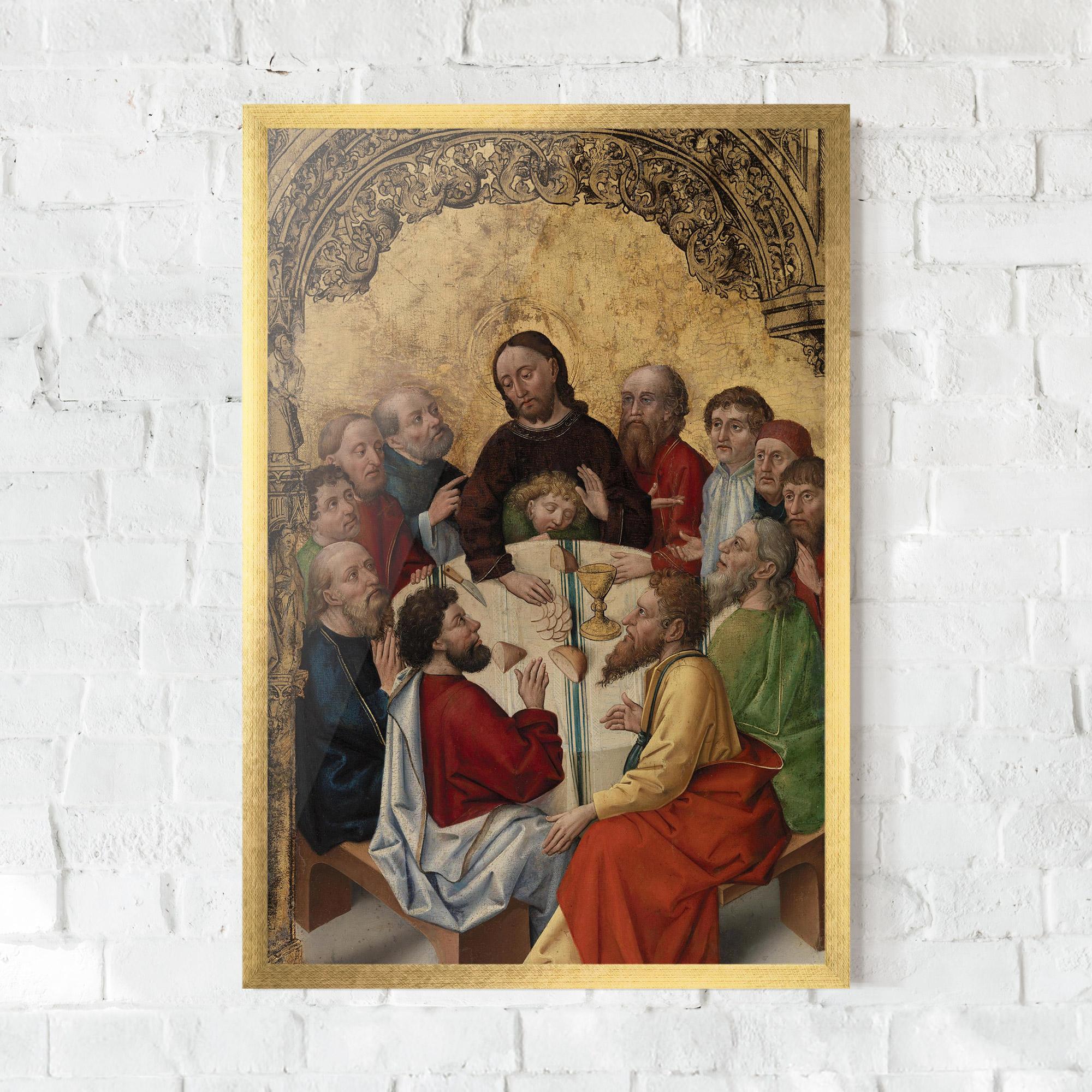 Gerahmte Poster Old Religious Art mockup 0