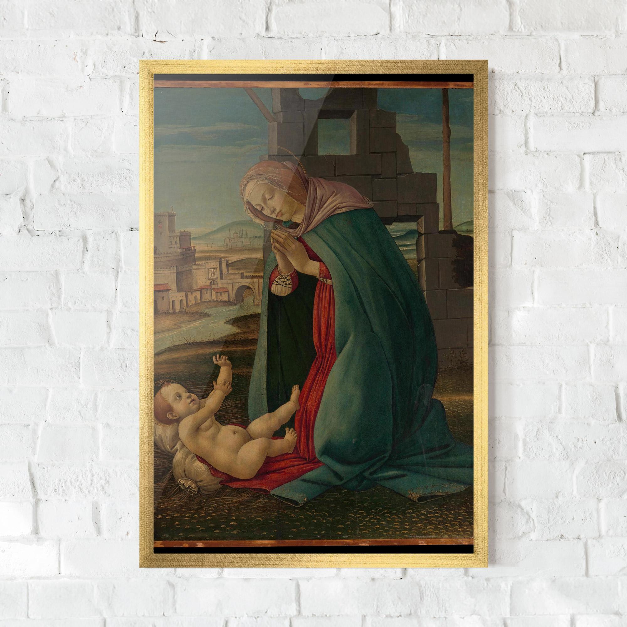 Gerahmte Poster Praying For Baby mockup 0