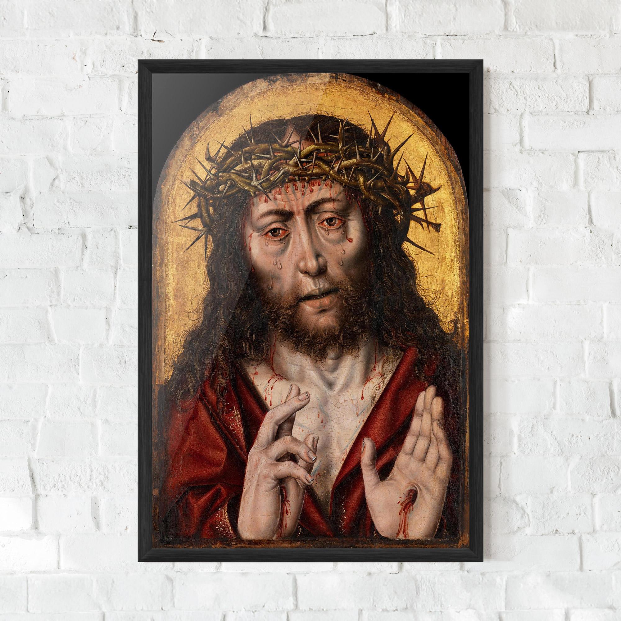 Gerahmte Poster Blood Hand Jesus mockup 0
