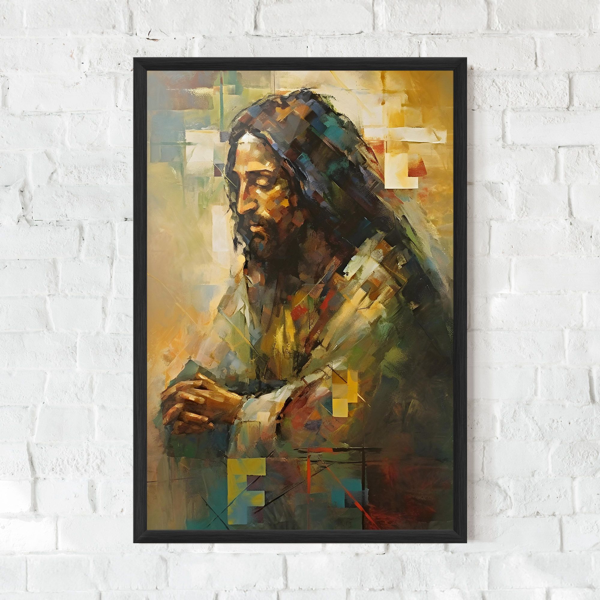 Christ Painting Art mockup 0