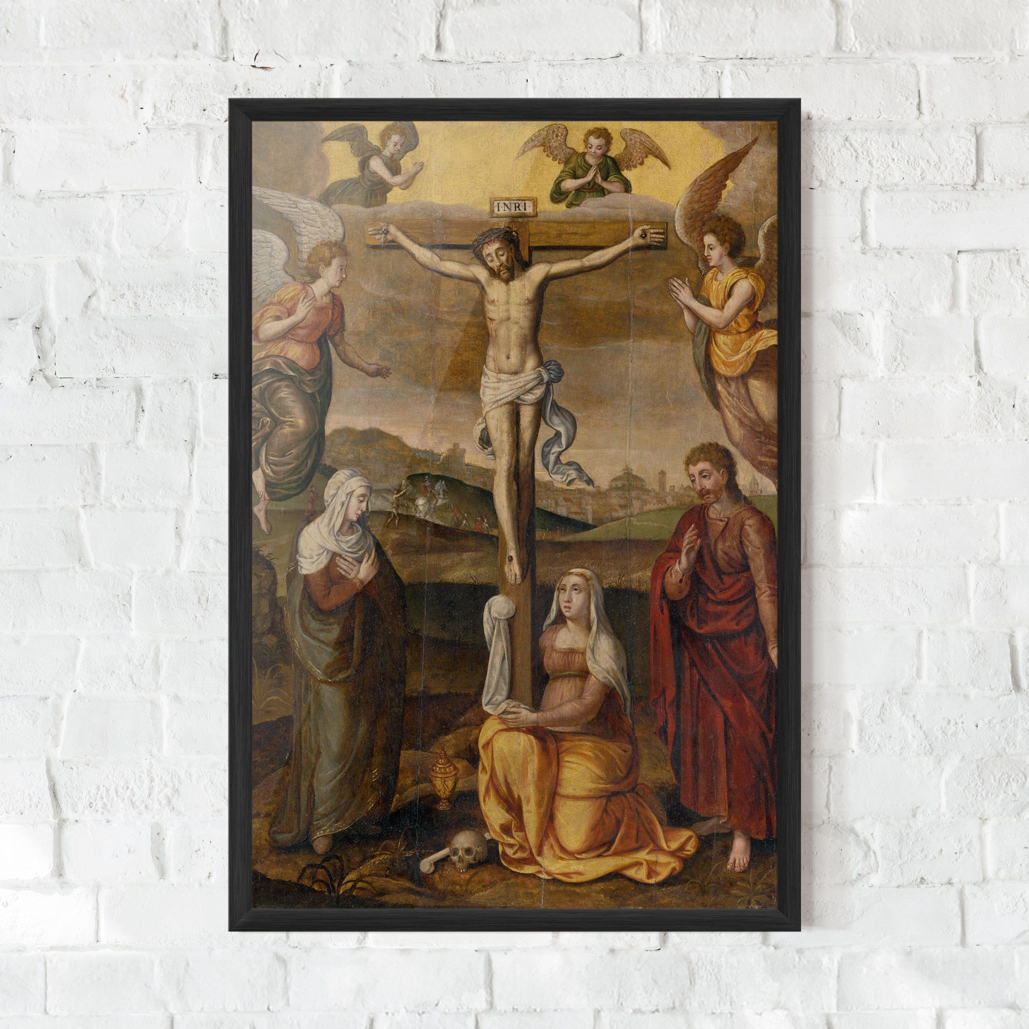 Holding Cross Jesus mockup 0