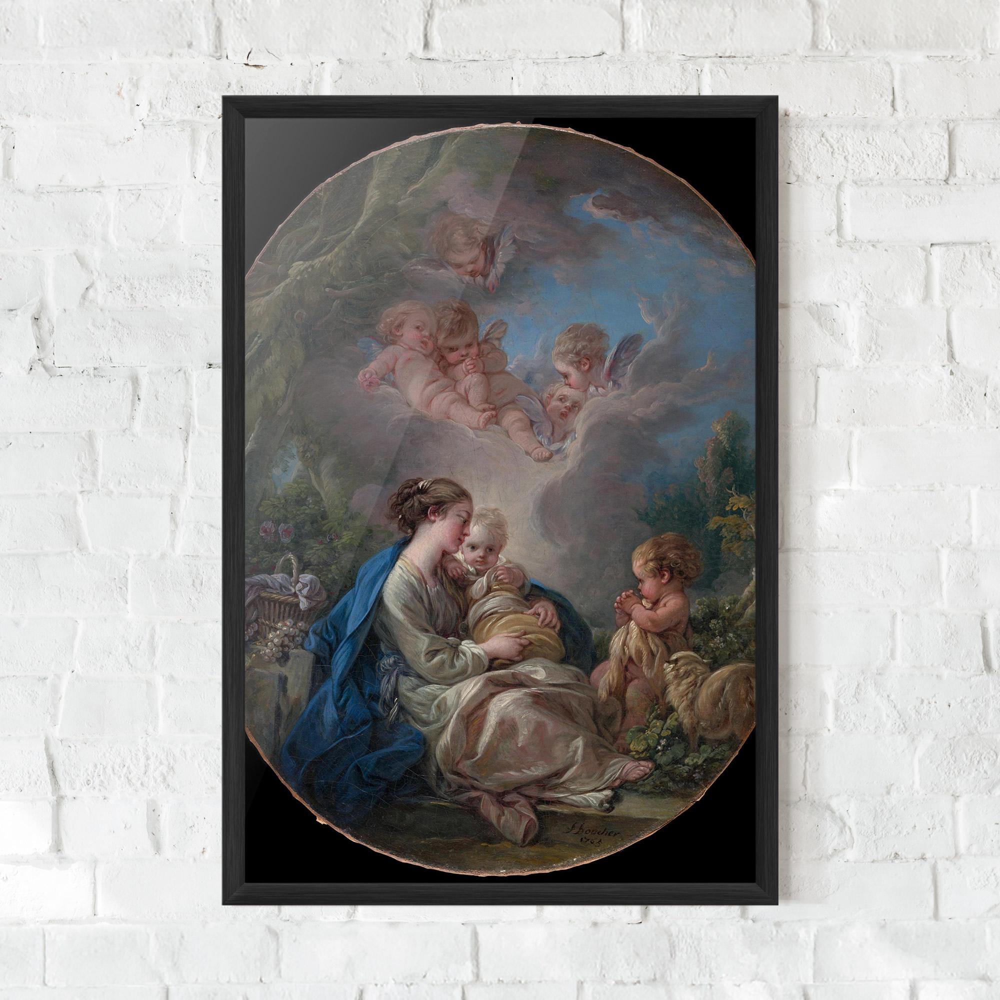 Gerahmte Poster Religious Circle mockup 0