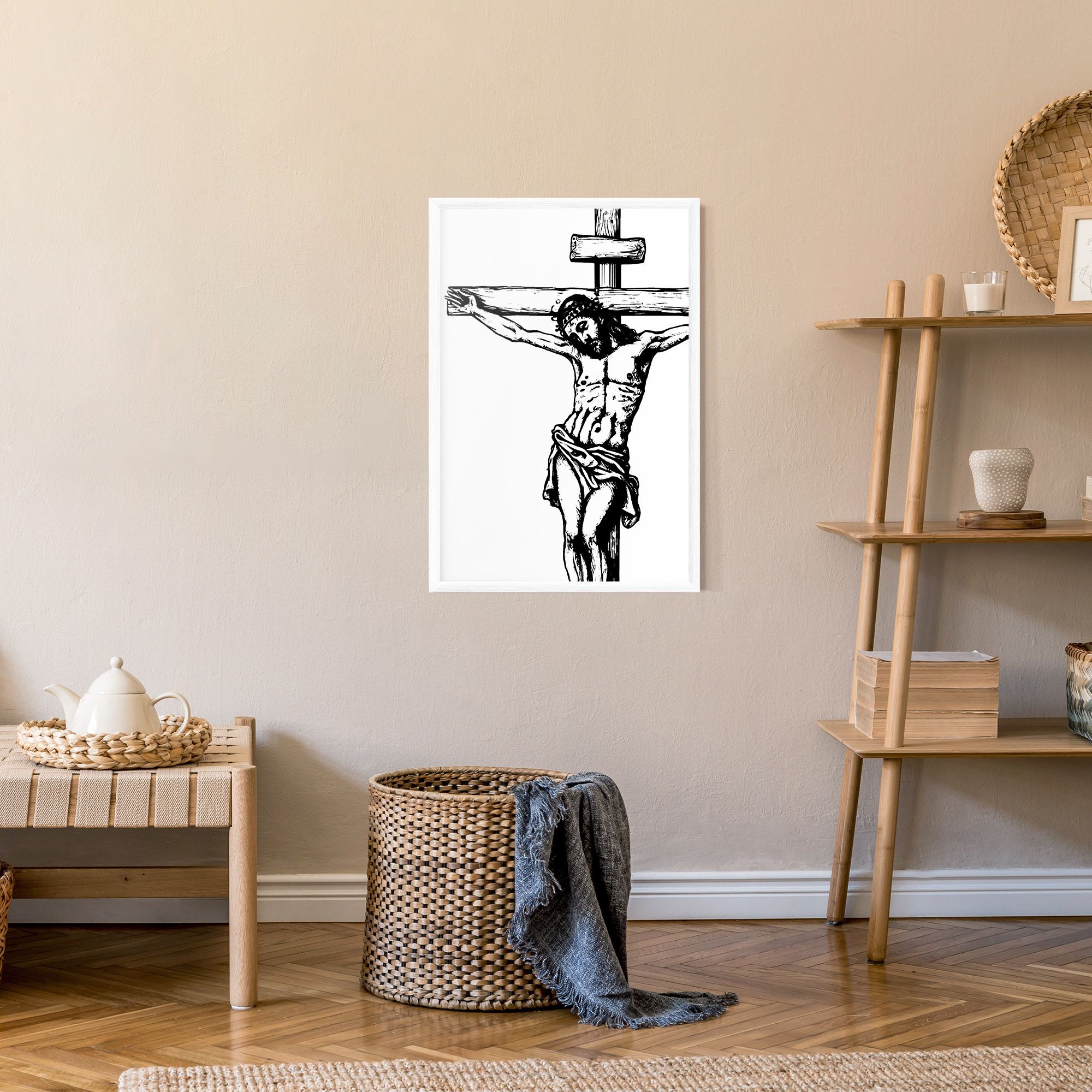 Jesus Black Line mockup 9