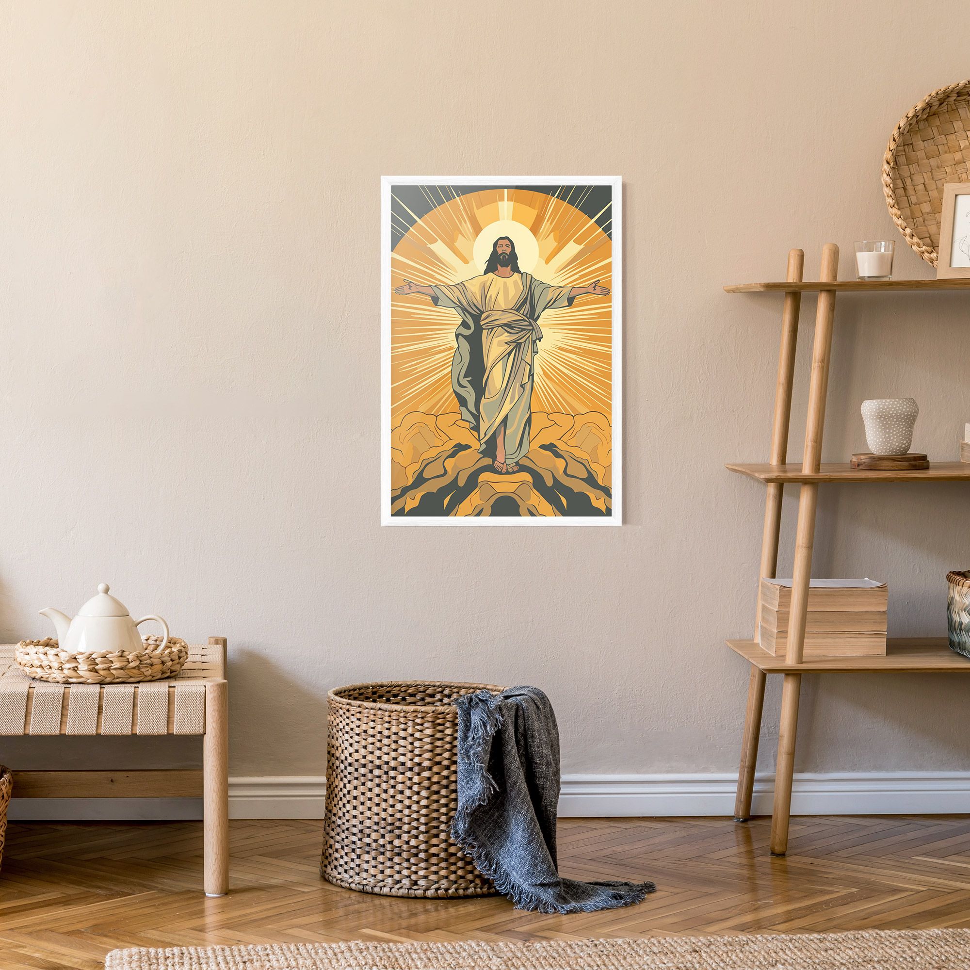 Sunset Jesus mockup 9