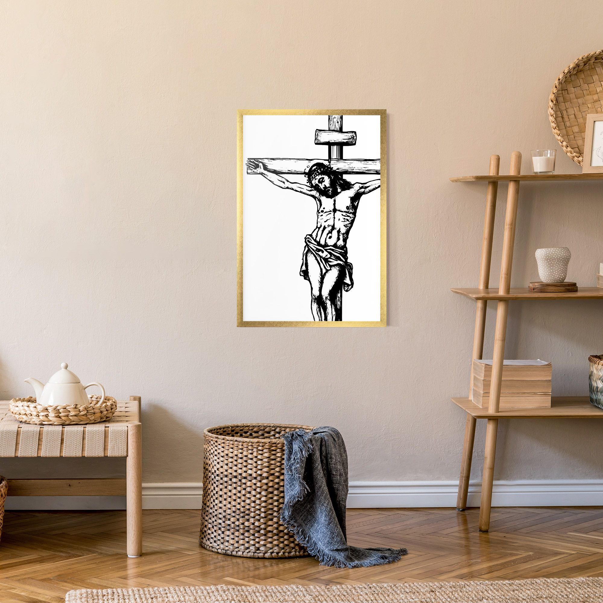Jesus Black Line mockup 9