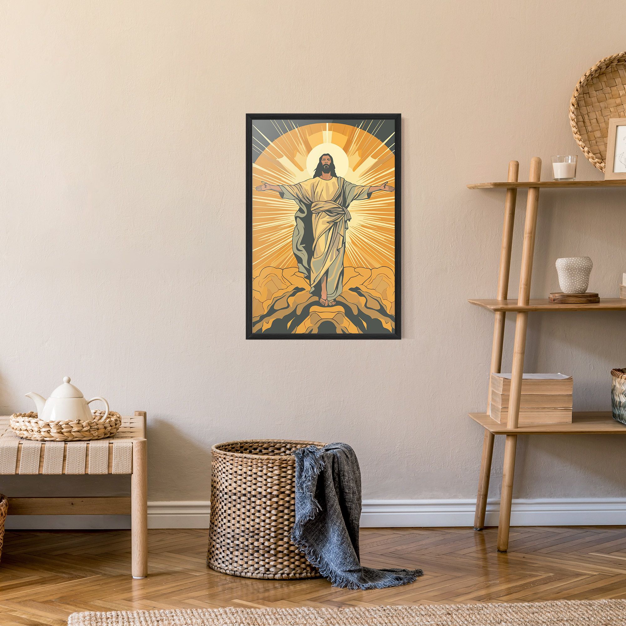 Sunset Jesus mockup 9