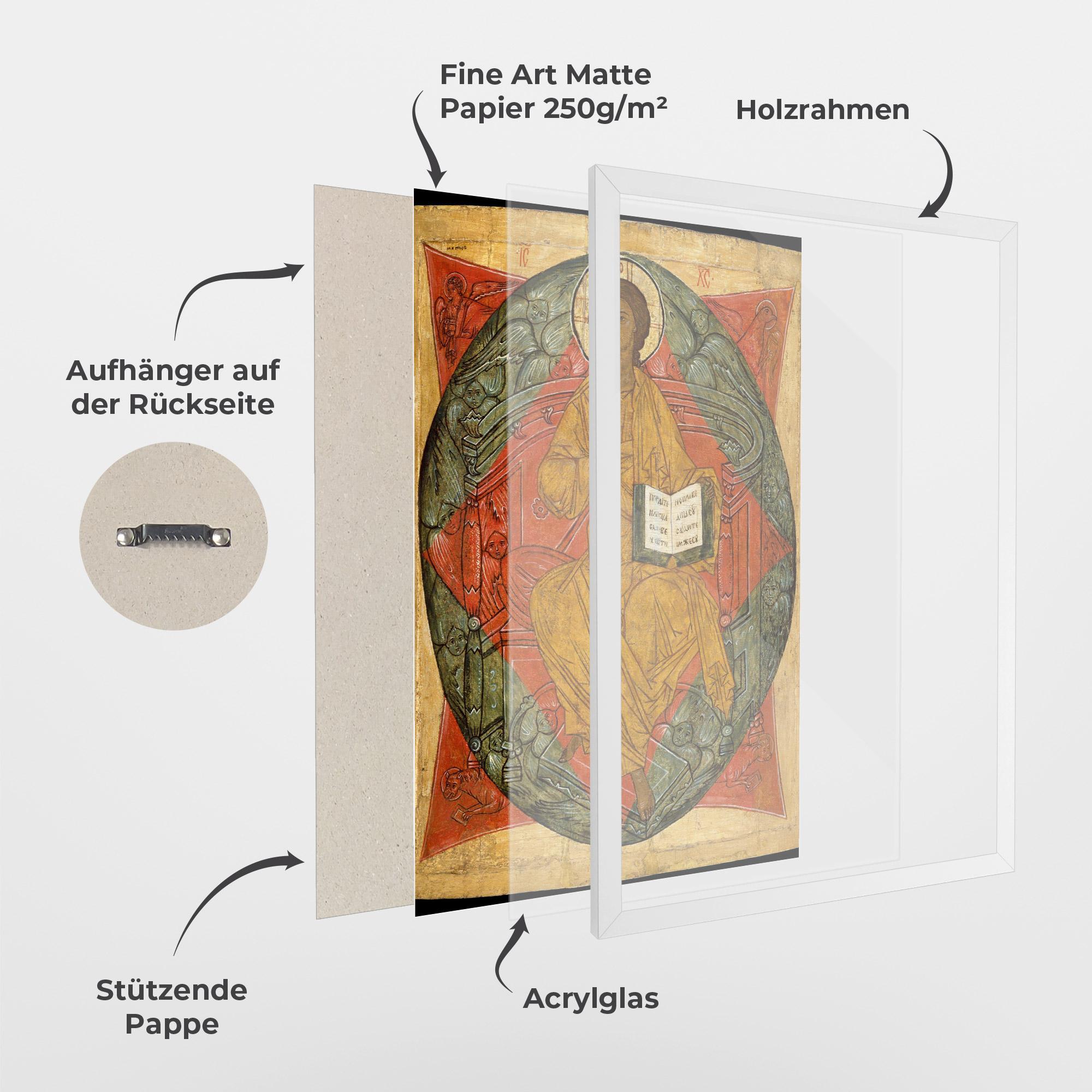 Gerahmte Poster Religious Outfit mockup 1