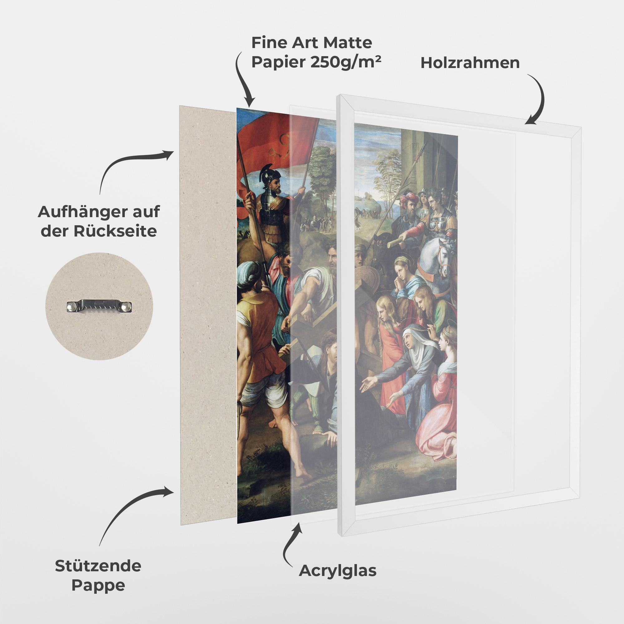 Gerahmte Poster Taking The Cross mockup 1