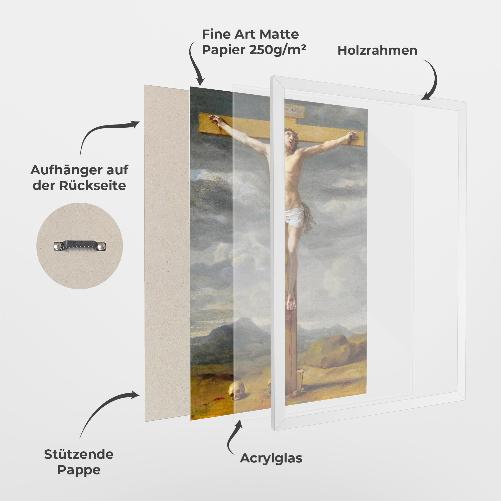 Gerahmte Poster Yellow Cross mockup 1