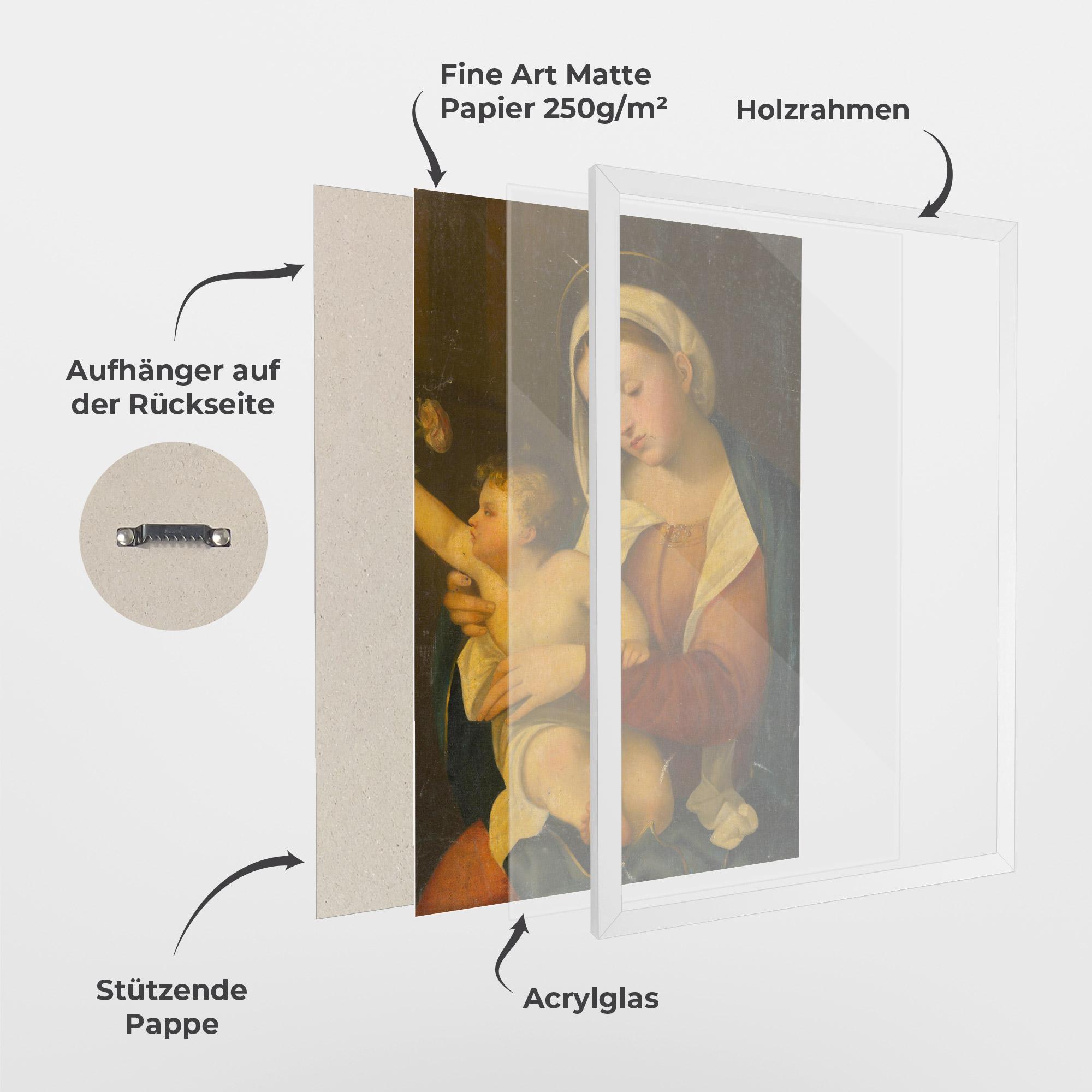 Gerahmte Poster Yellow Light Baby mockup 1