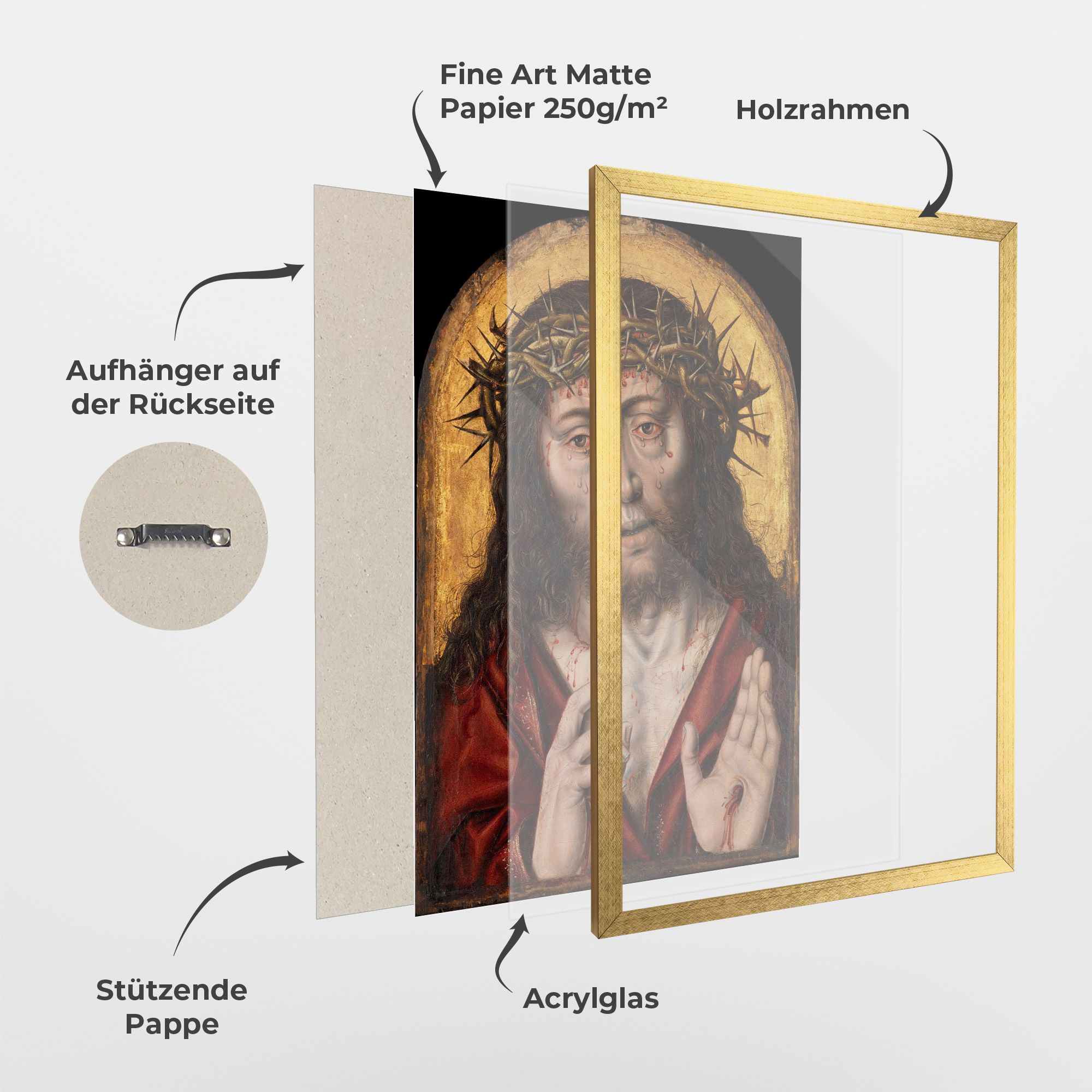 Blood Hand Jesus mockup 1