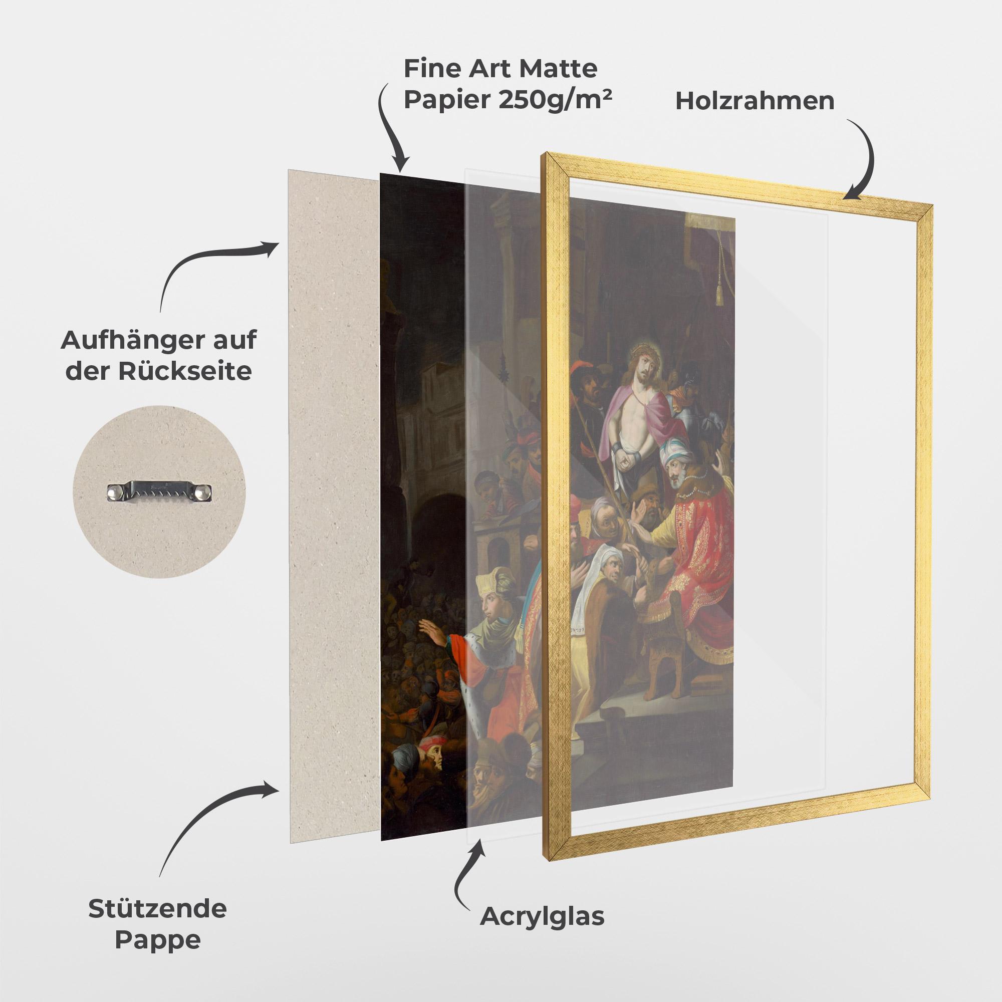 Gerahmte Poster Devine Revelation mockup 1