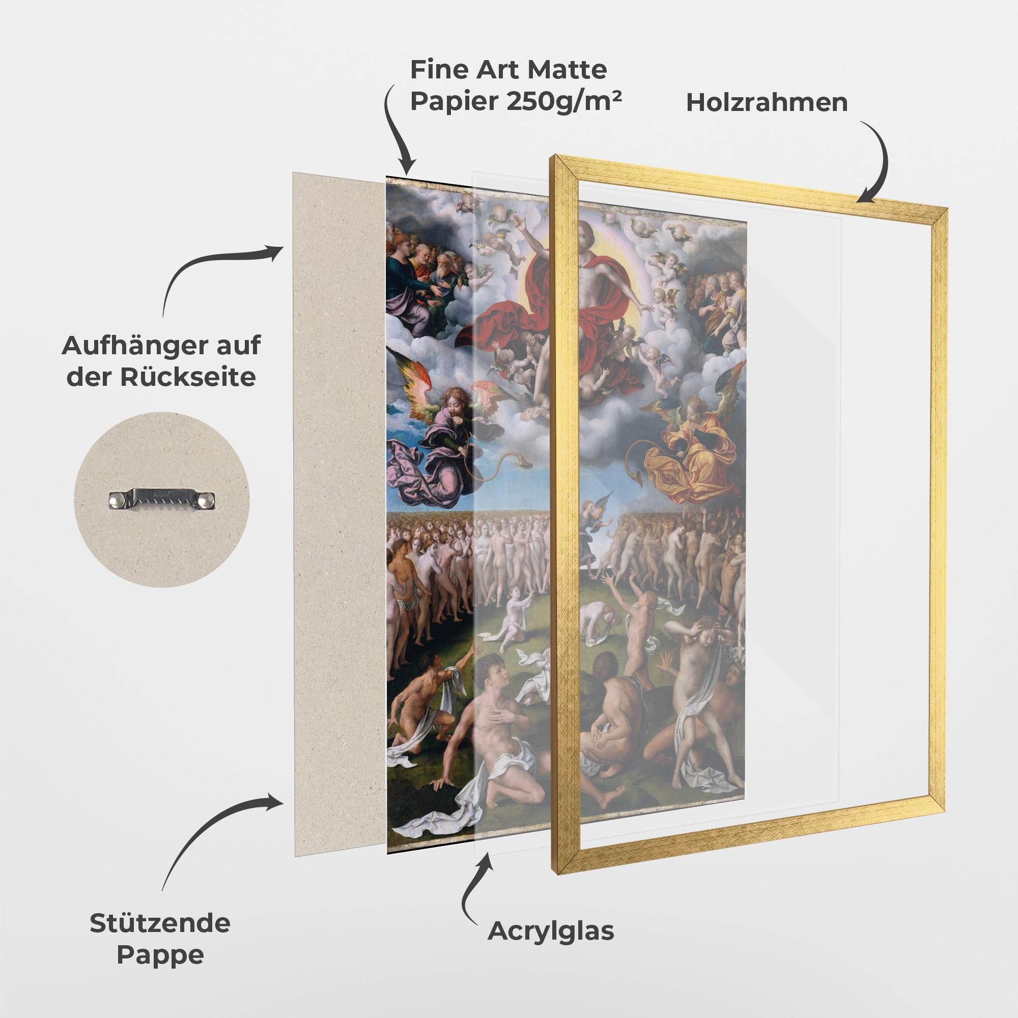 Gerahmte Poster Powerful God mockup 1