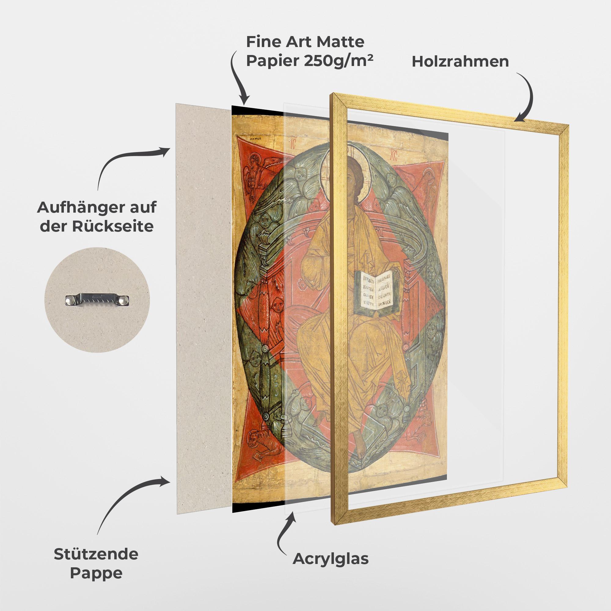 Gerahmte Poster Religious Outfit mockup 1