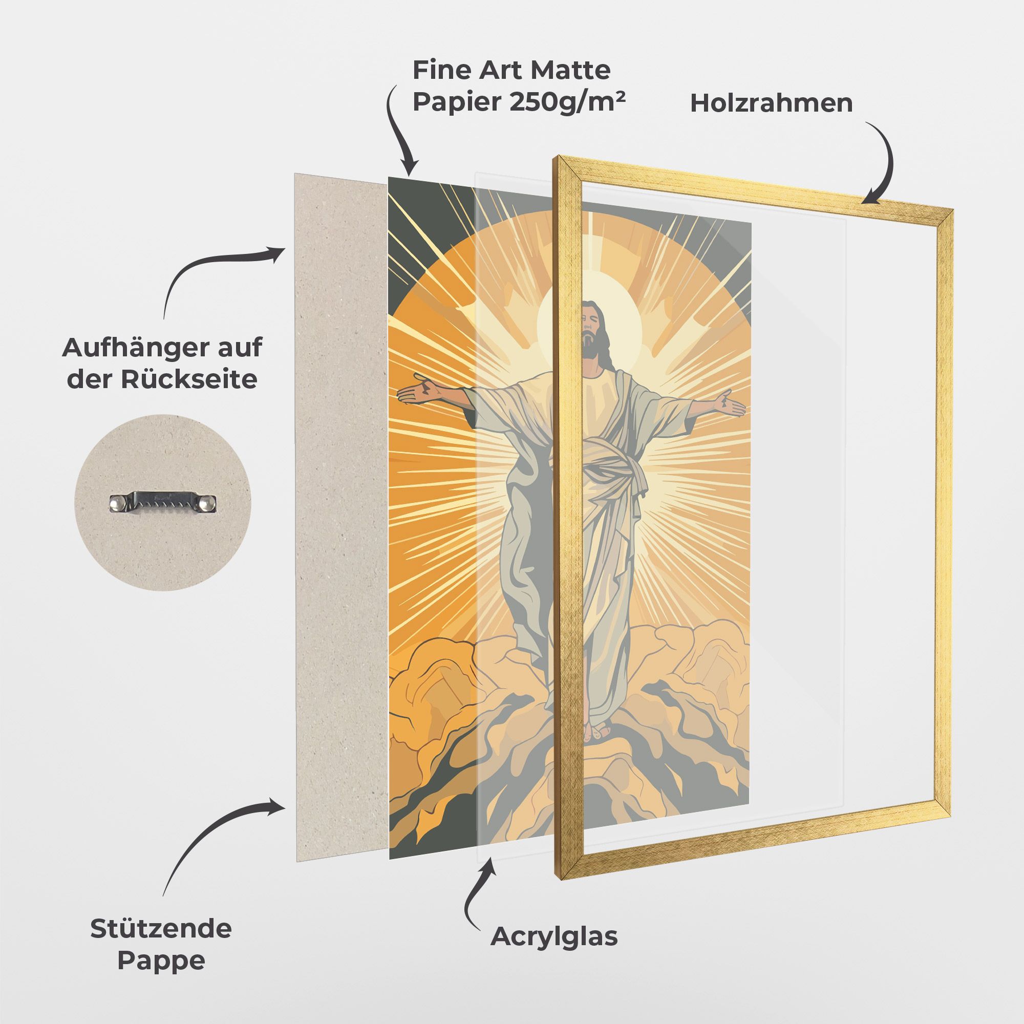 Sunset Jesus mockup 1