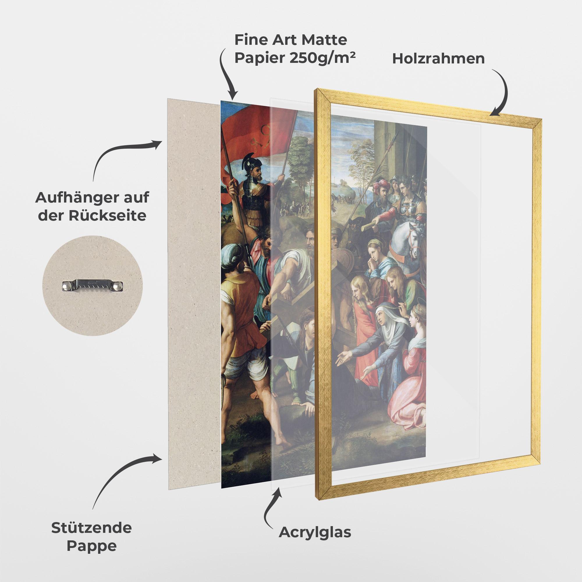 Gerahmte Poster Taking The Cross mockup 1