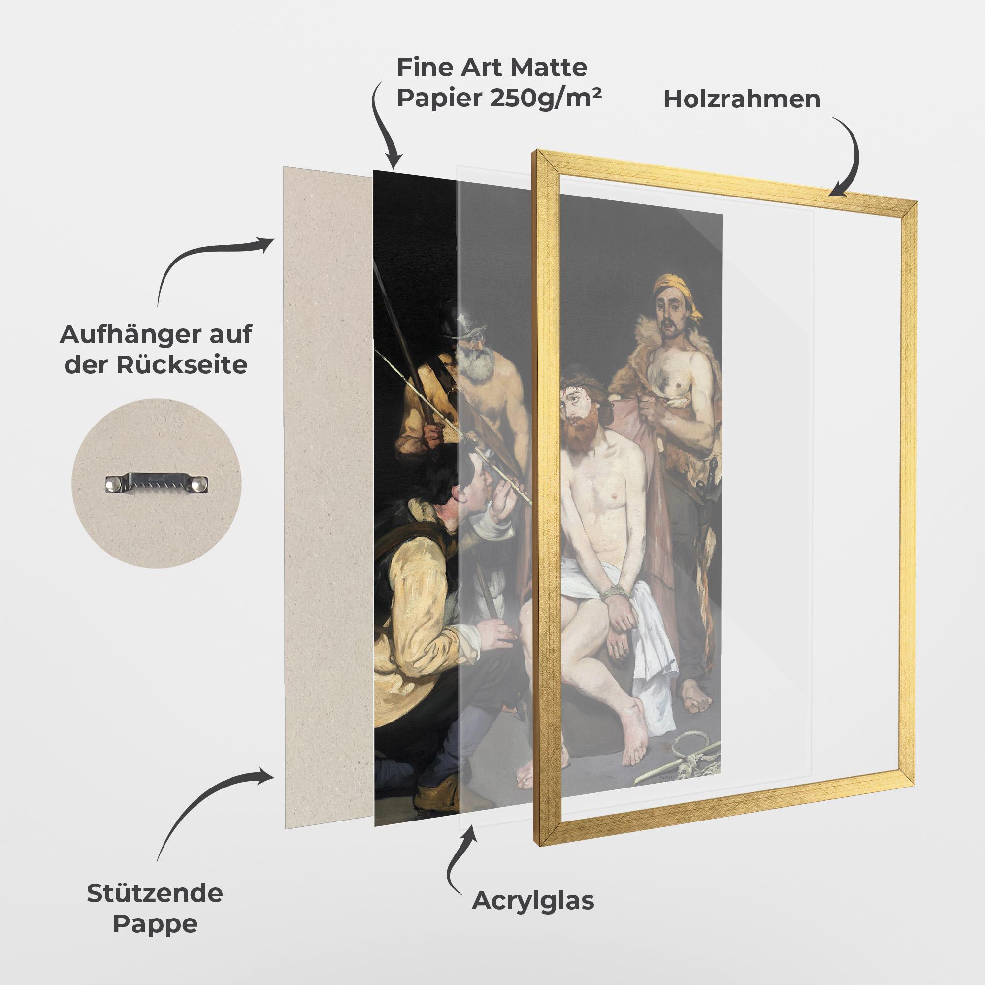 Gerahmte Poster Tied Hands mockup 1