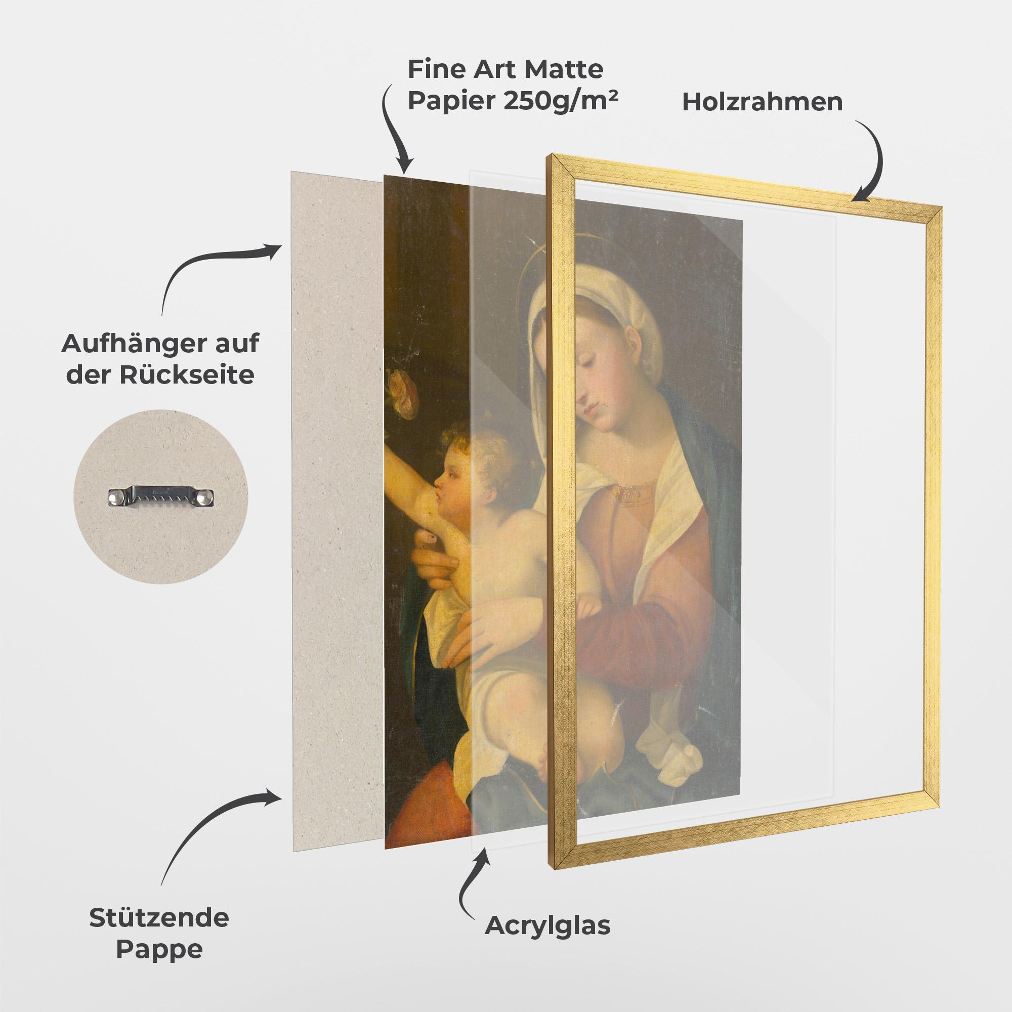 Gerahmte Poster Yellow Light Baby mockup 1